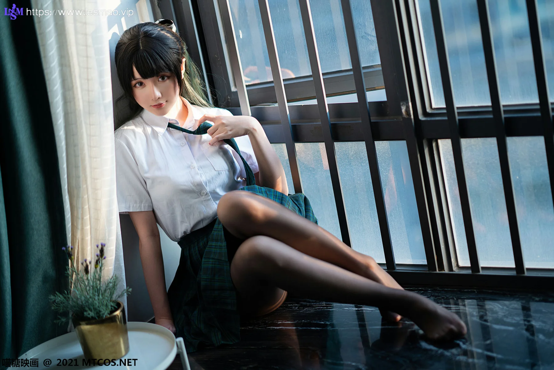MTYH 喵糖映画 Vol.435 绿色jk - 13