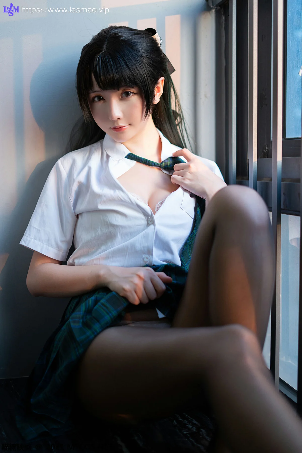 MTYH 喵糖映画 Vol.435 绿色jk - 19