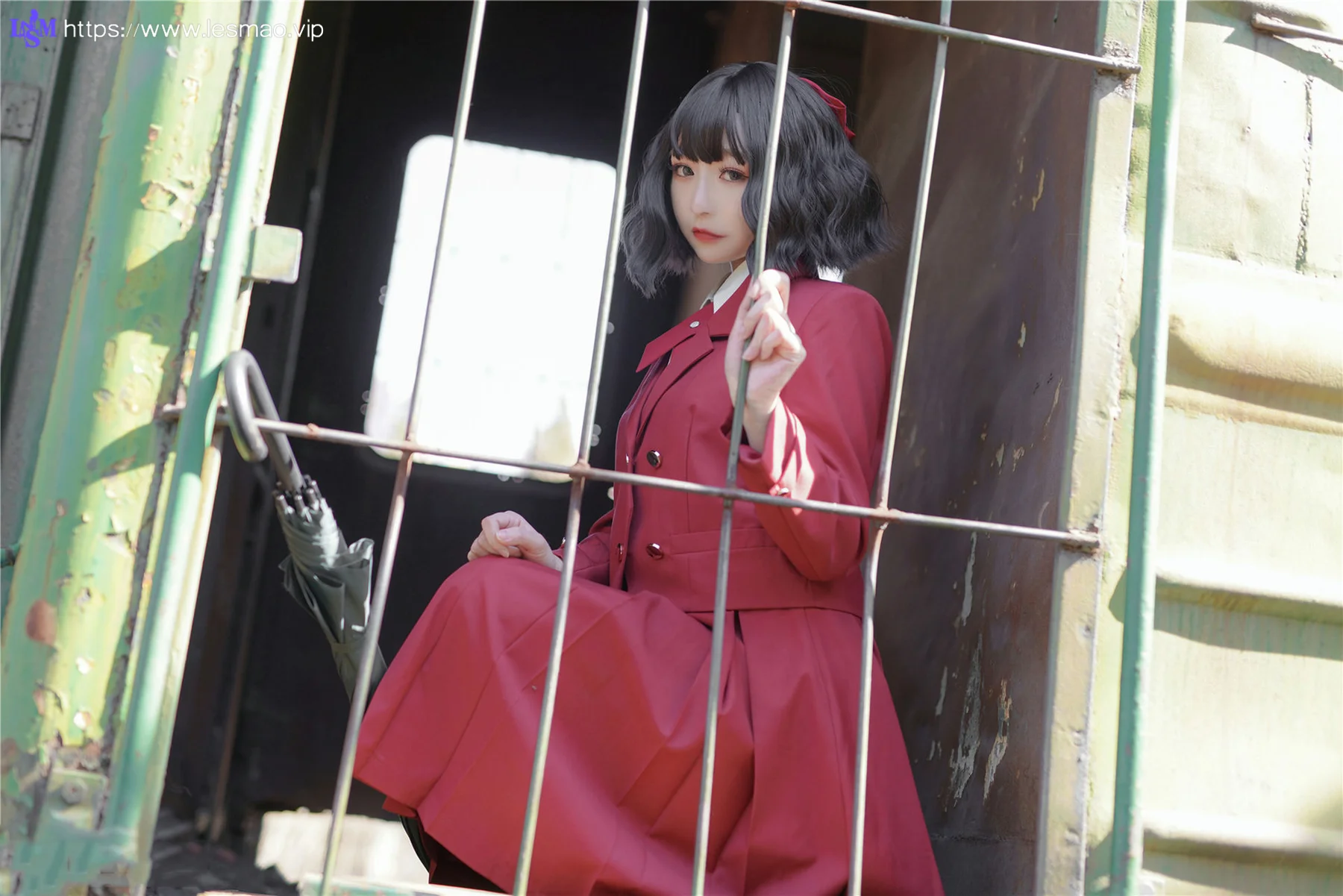 MTYH 喵糖映画 Vol.444 红色jk裙 - 9