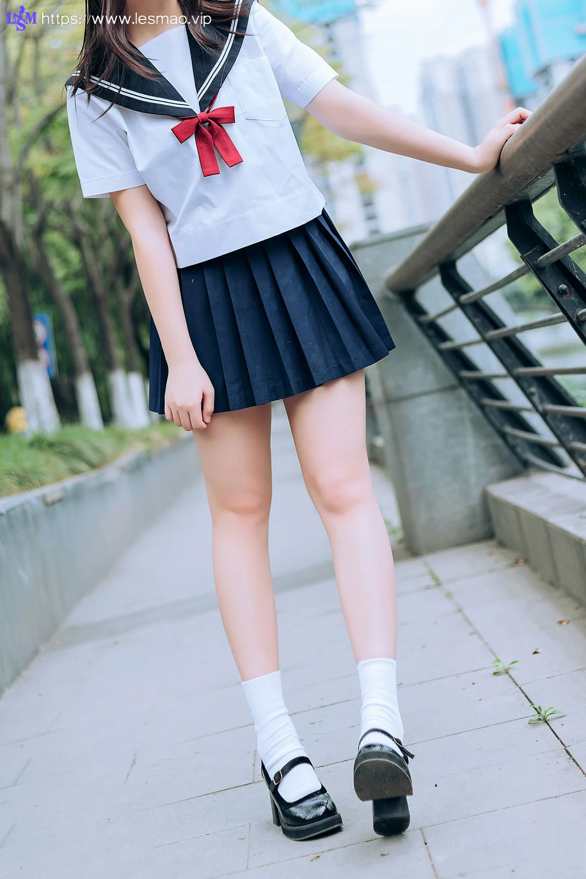 MTYH 喵糖映画 Vol.446 绿意jk制服 - 20
