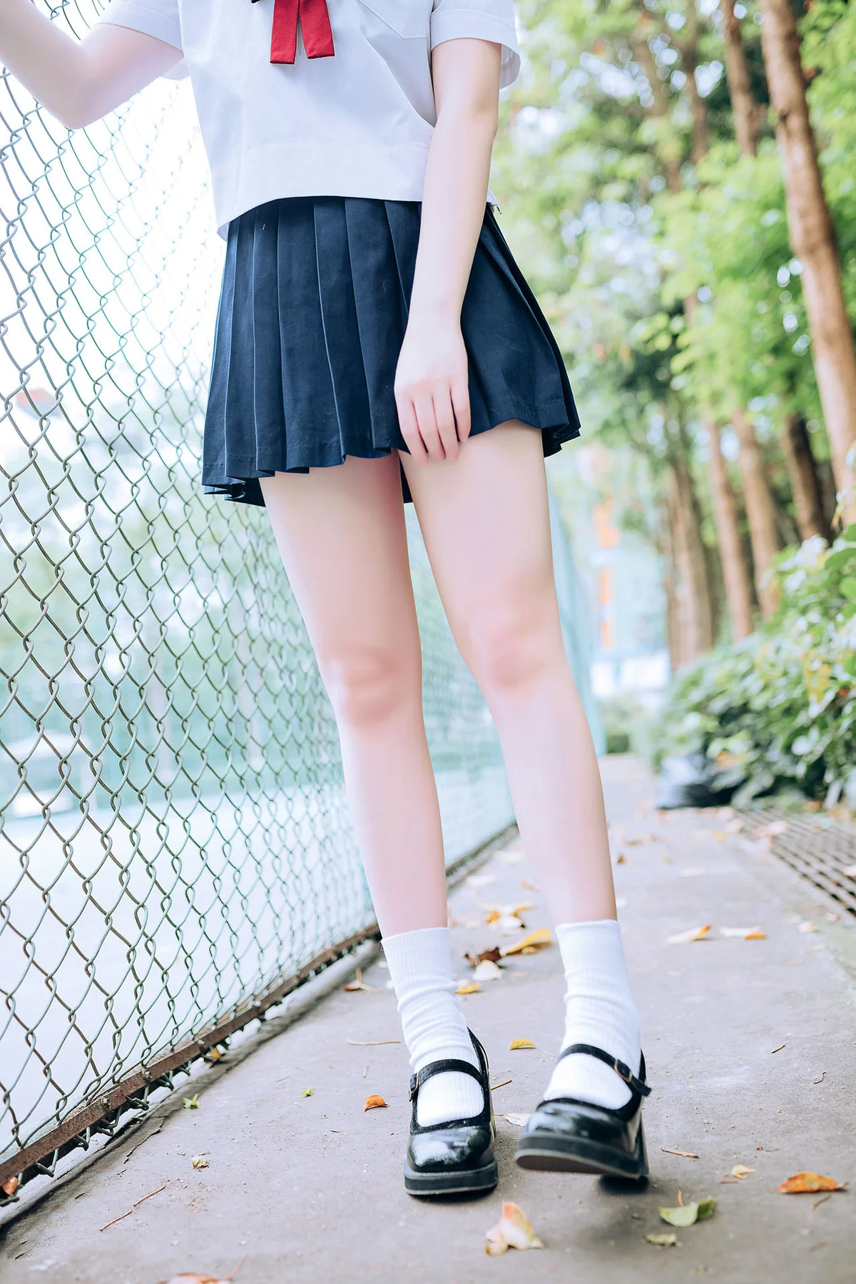 MTYH 喵糖映画 Vol.446 绿意jk制服 - 21
