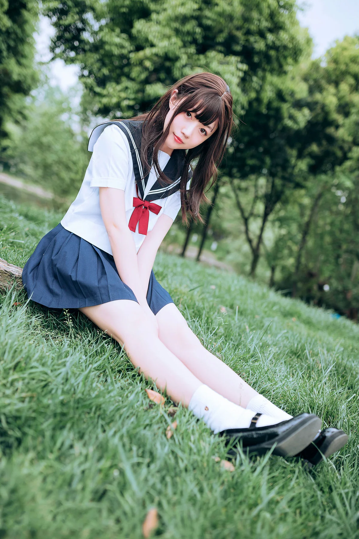 MTYH 喵糖映画 Vol.446 绿意jk制服 - 23