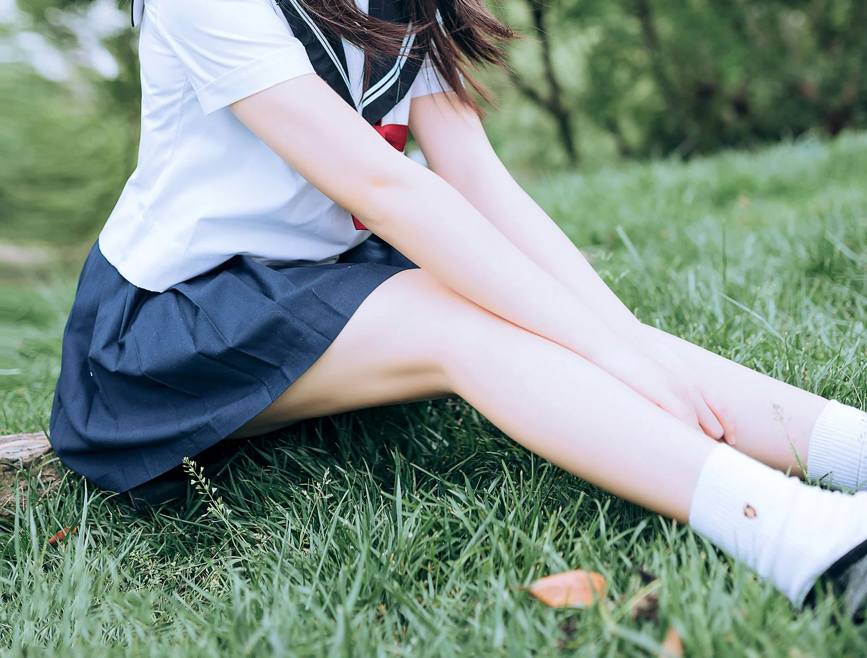 MTYH 喵糖映画 Vol.446 绿意jk制服 - 24