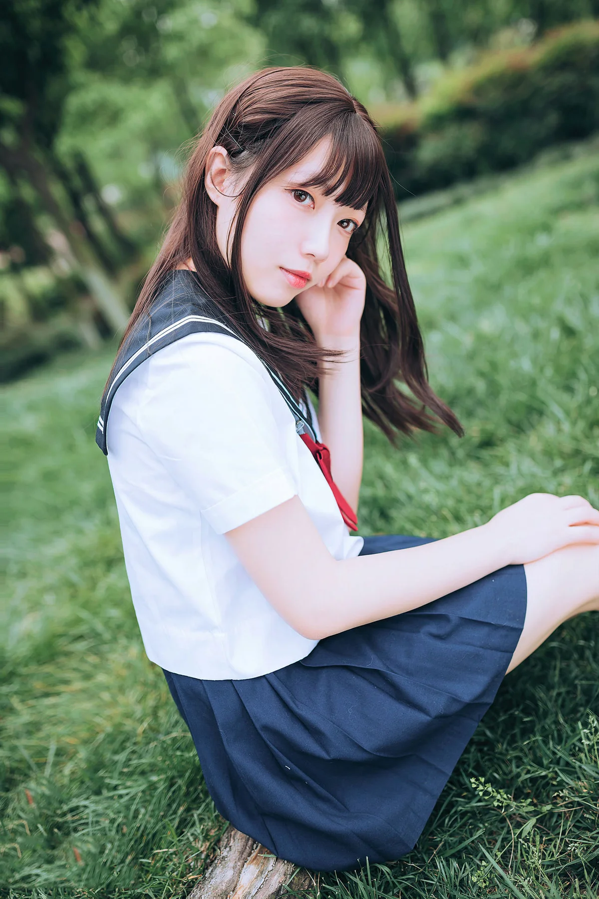 MTYH 喵糖映画 Vol.446 绿意jk制服 - 25