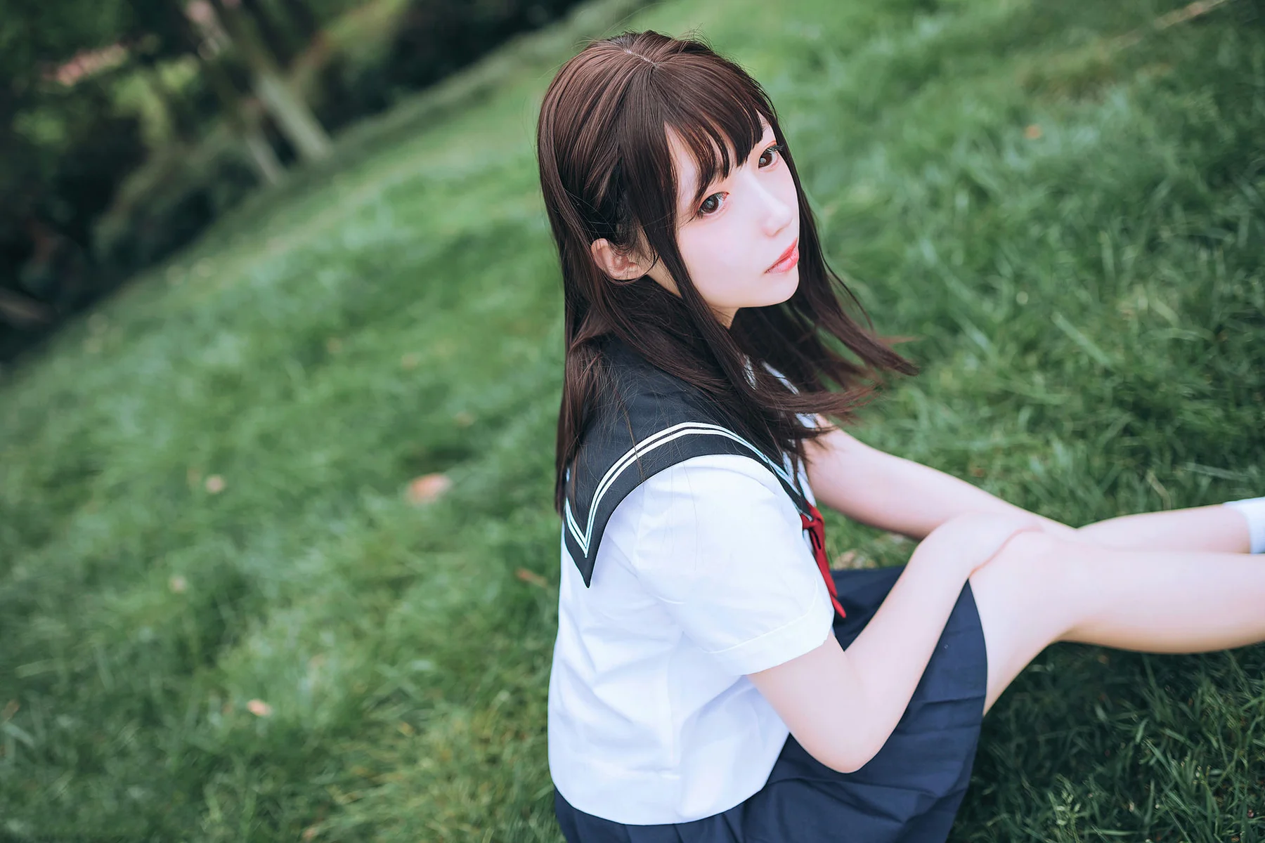 MTYH 喵糖映画 Vol.446 绿意jk制服 - 26