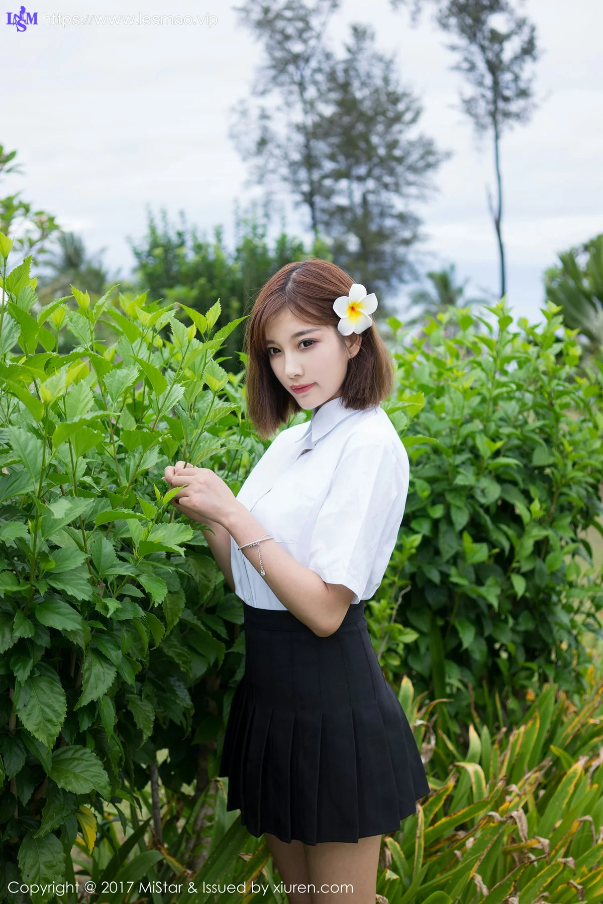 MiStar 魅妍社 Vol.159 Modo 杨晨晨sugar 学生制服短发美女 - 8
