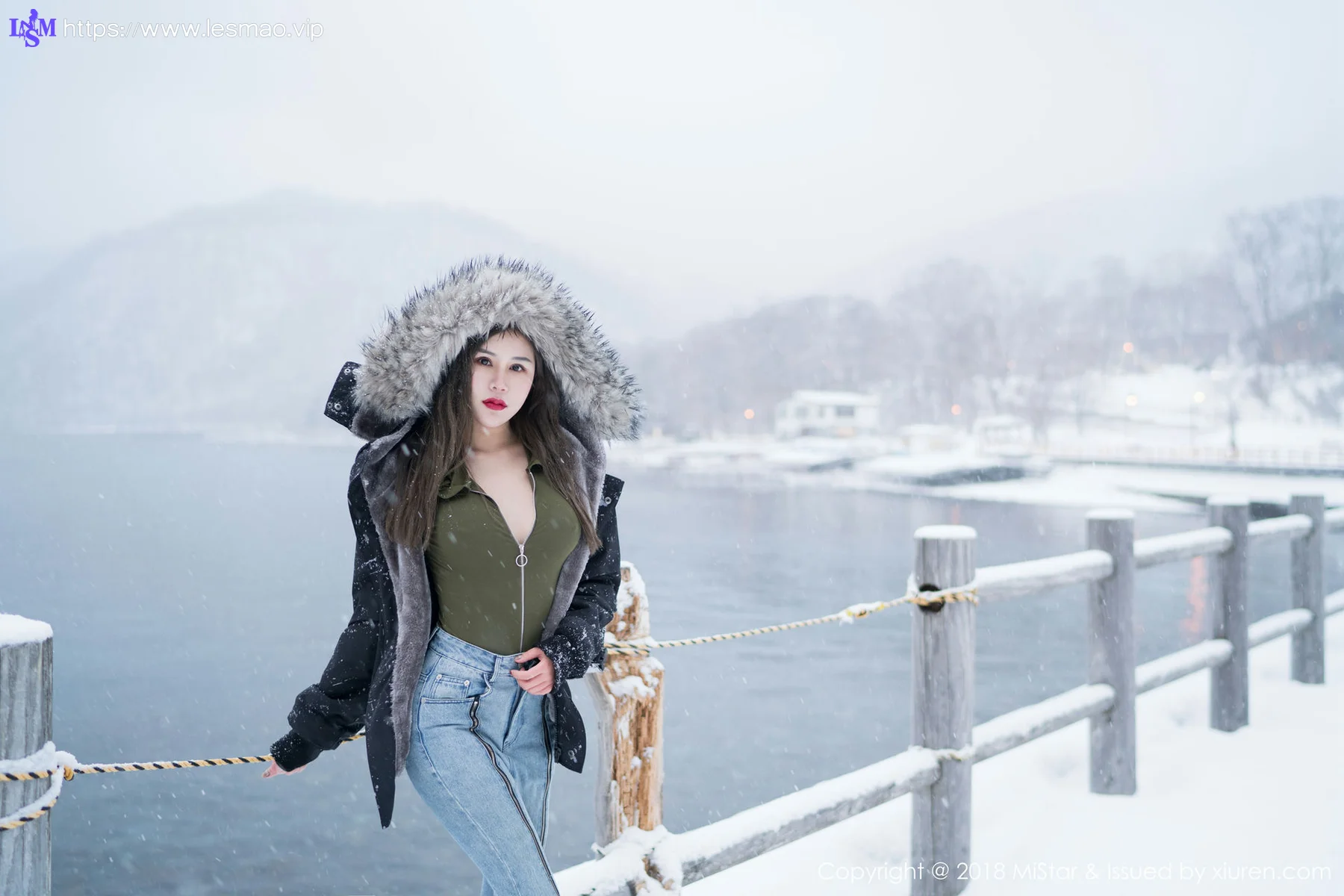 MiStar 魅妍社 Vol.212 爆乳大奶昔Kyra北海道旅拍 - 38