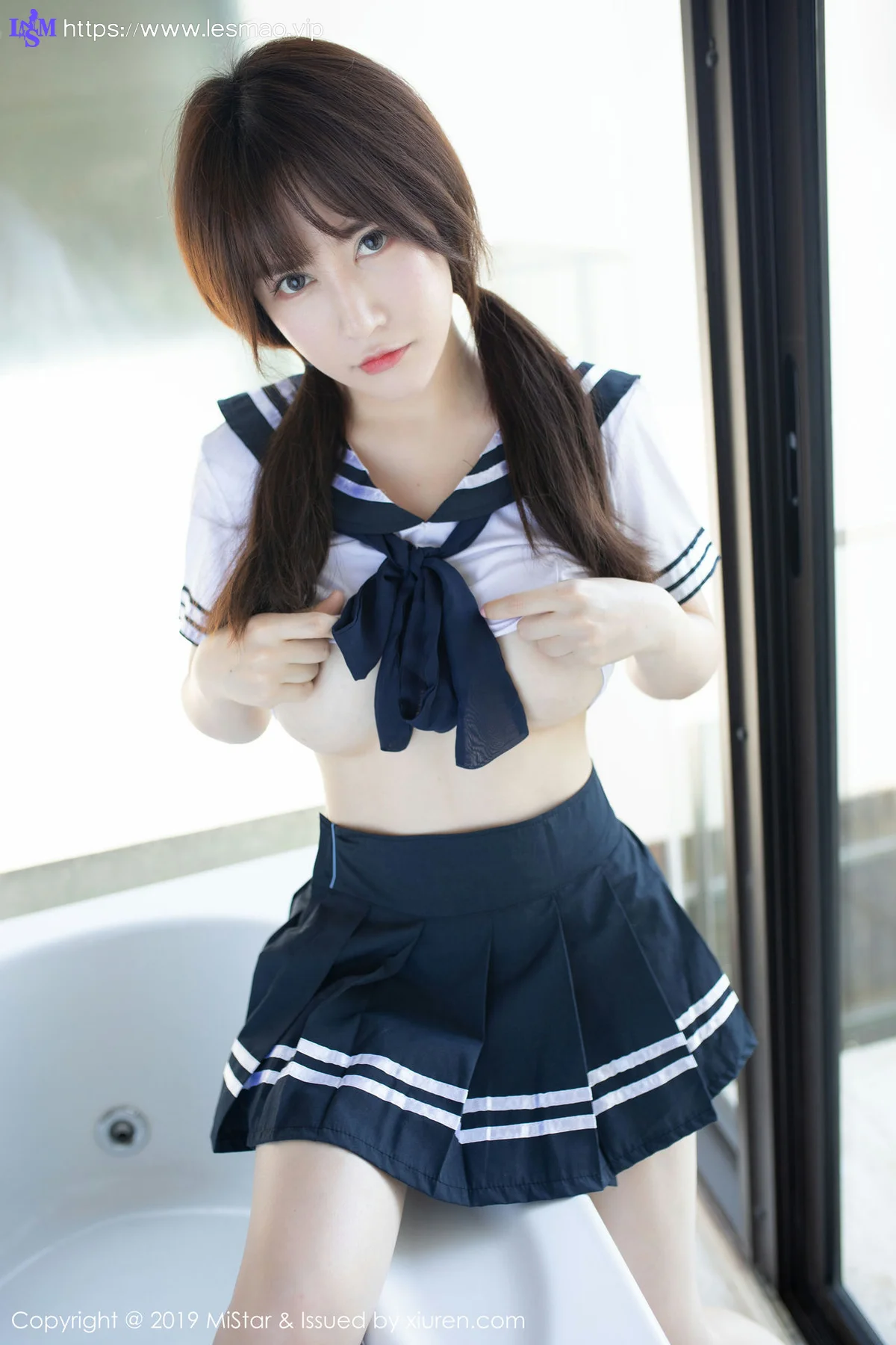 MiStar 魅妍社 Vol.317 新人模特 夏希子 首套写真马尾少女 - 13