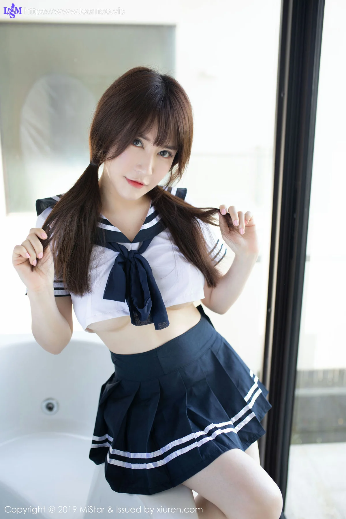 MiStar 魅妍社 Vol.317 新人模特 夏希子 首套写真马尾少女 - 20
