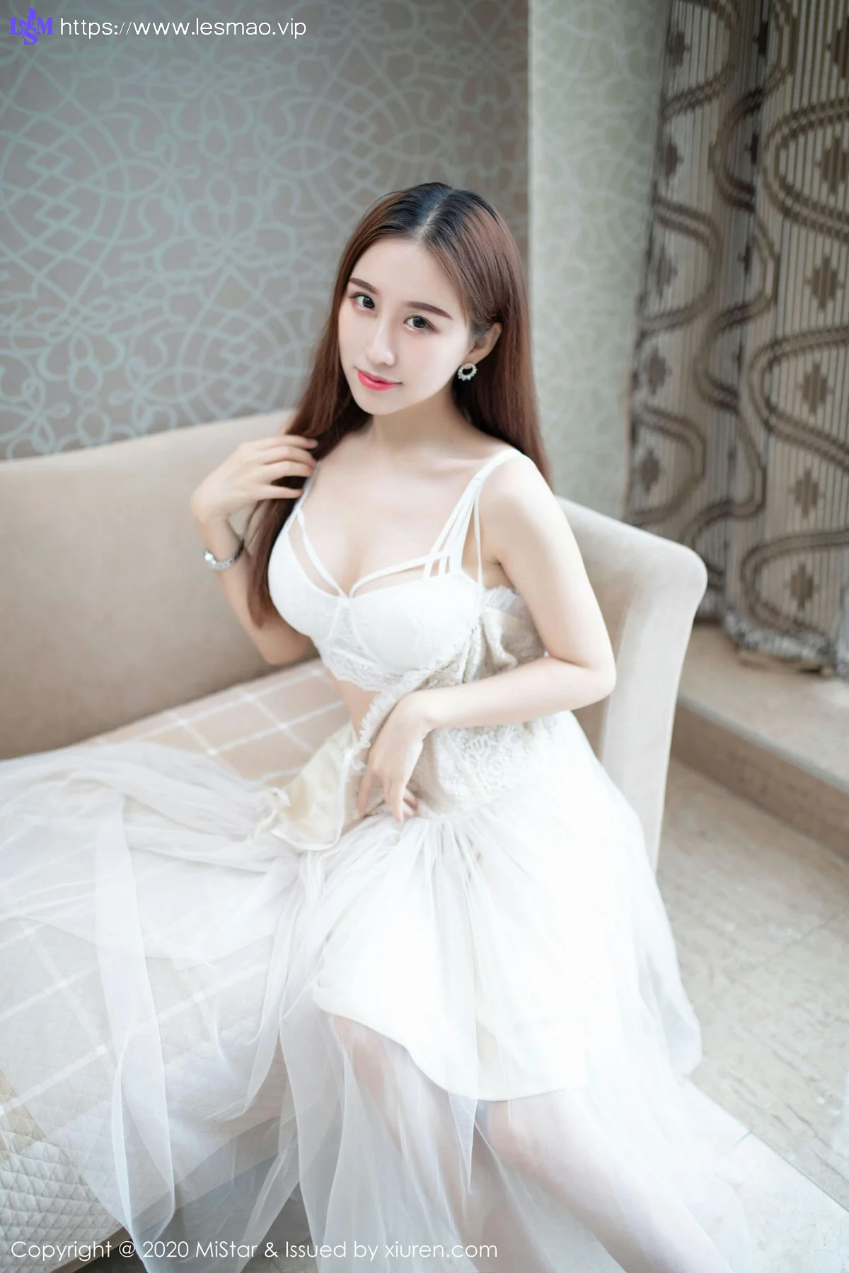 MiStar 魅妍社 Vol.323 薄纱吊裙 月音瞳 性感写真 - 7
