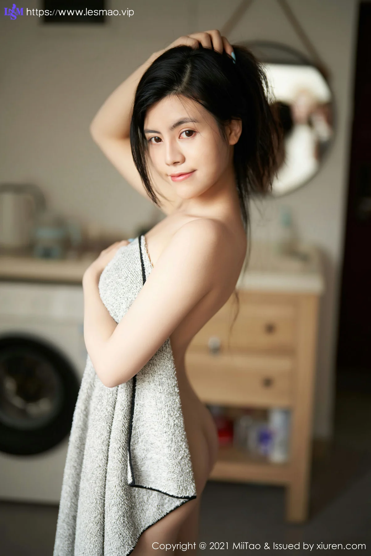 MiiTao 蜜桃社 Vol.147  三点式镂空内衣 白甜 写真... - 23