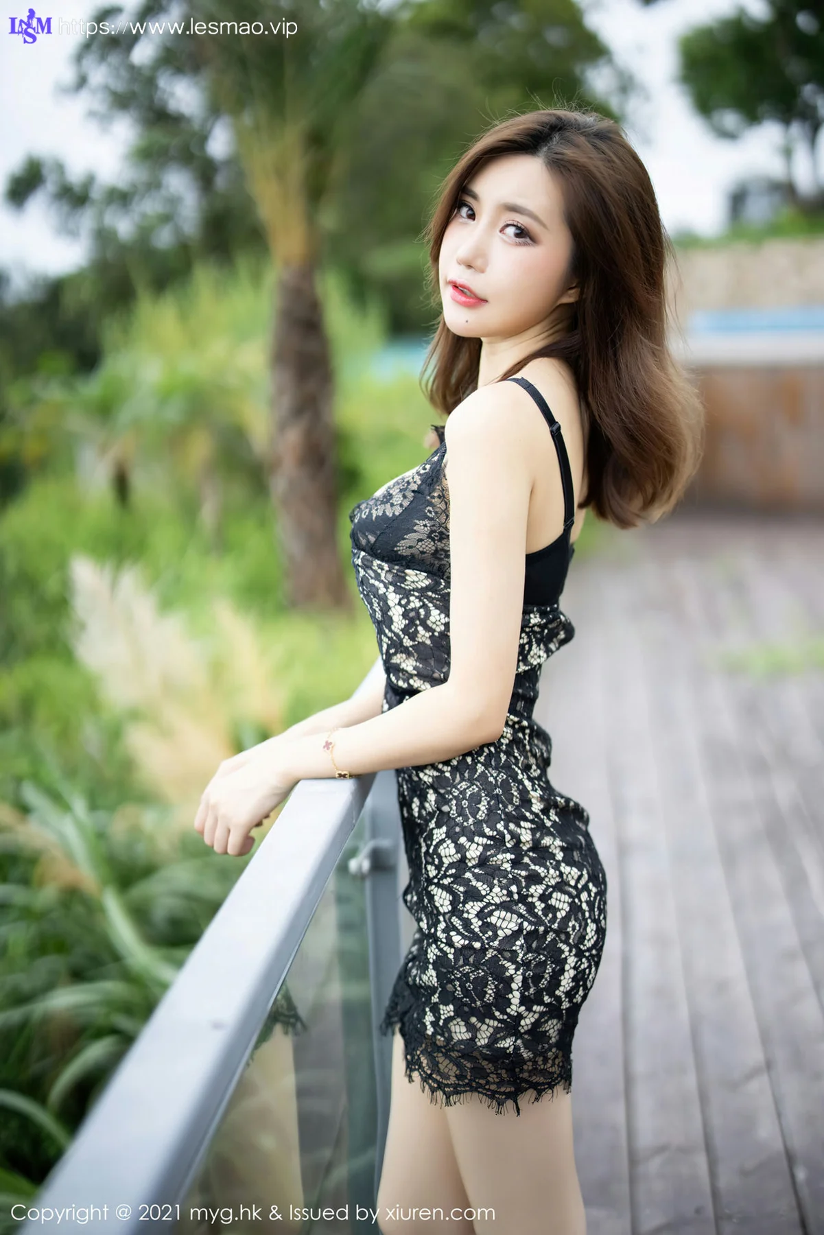MyGirl 美媛馆 Vol.590 绮里嘉Carina 丝袜少女 - 5
