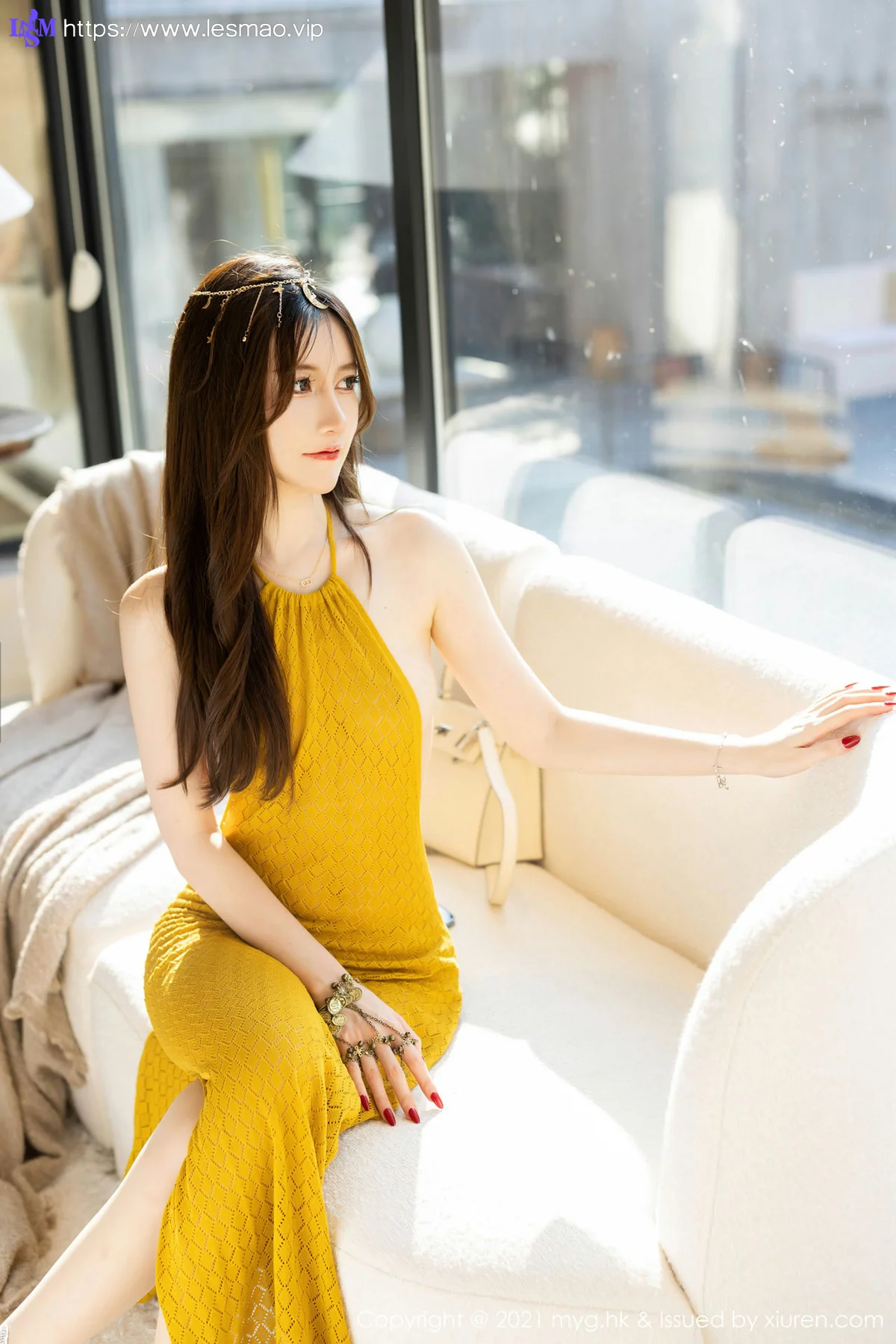 MyGirl 美媛馆 Vol.605 浪漫长裙新人模特 美桃酱 长三角旅拍111 - 3