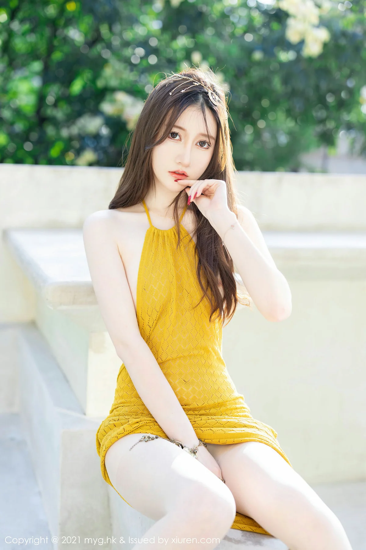 MyGirl 美媛馆 Vol.605 浪漫长裙新人模特 美桃酱 长三角旅拍111 - 51