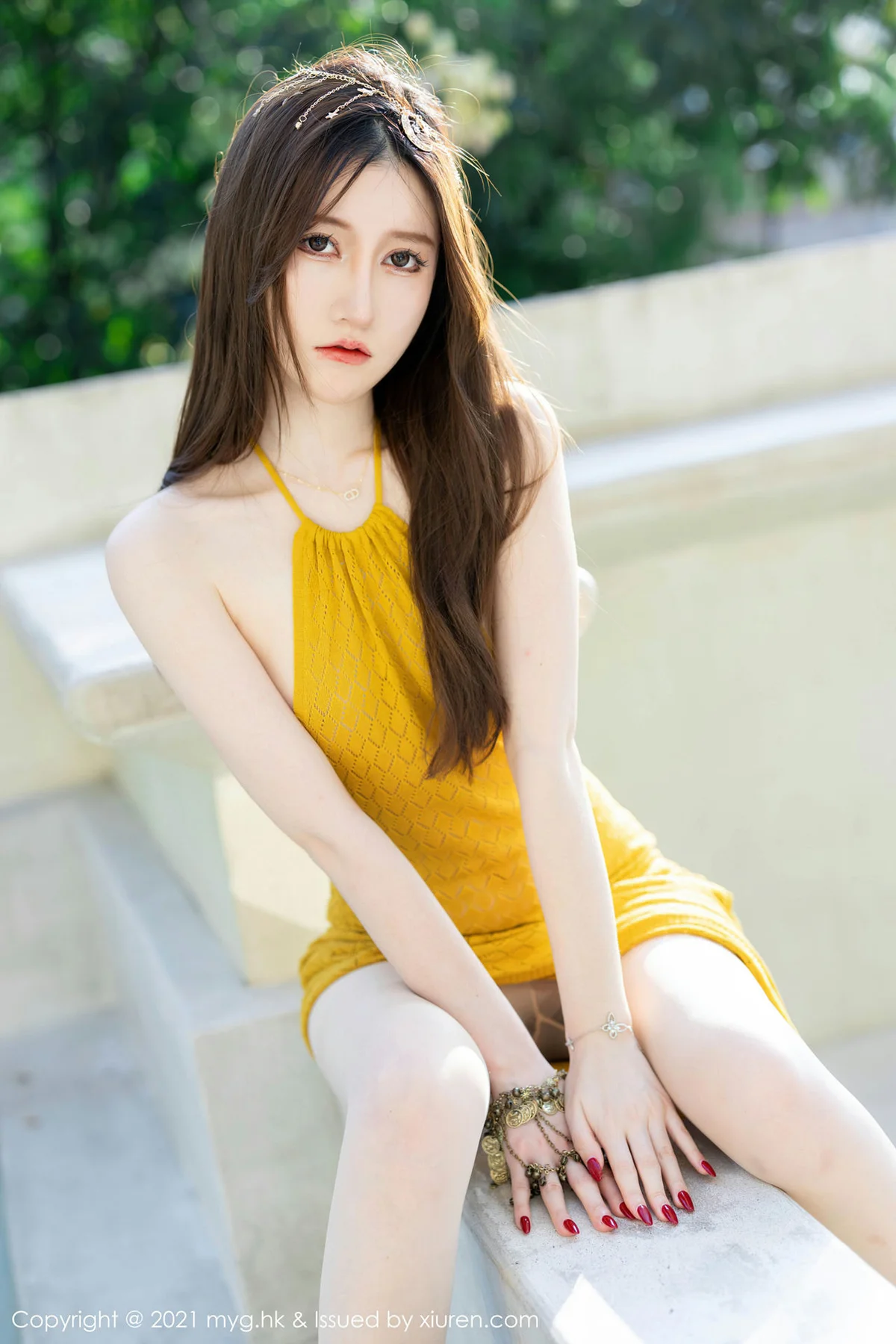 MyGirl 美媛馆 Vol.605 浪漫长裙新人模特 美桃酱 长三角旅拍111 - 52