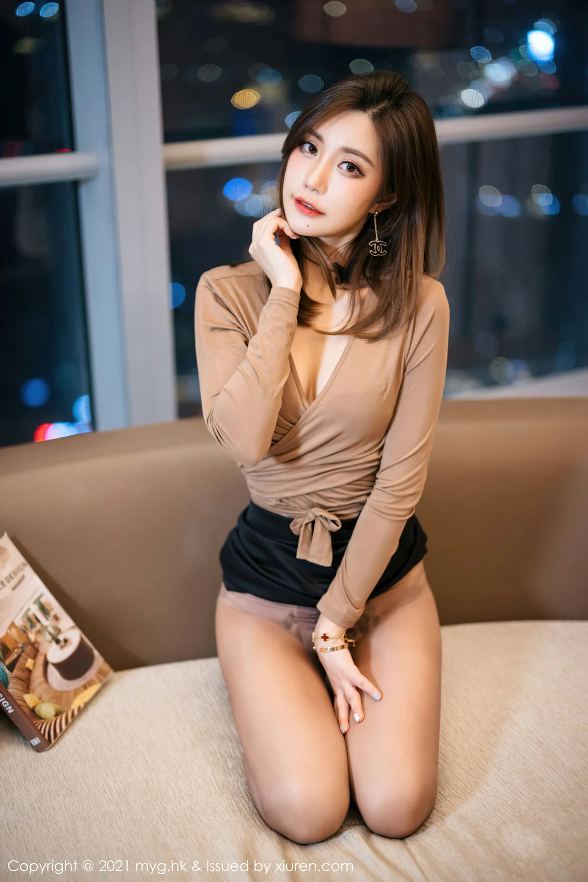 MyGirl 美媛馆 Vol.610  狂野魅惑豹纹 绮里嘉ula 长三角旅拍11 - 31