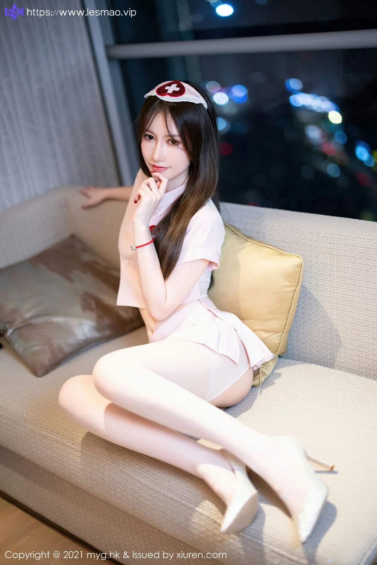 MyGirl 美媛馆 Vol.615 护士制服 美桃酱 长三角旅拍 - 11
