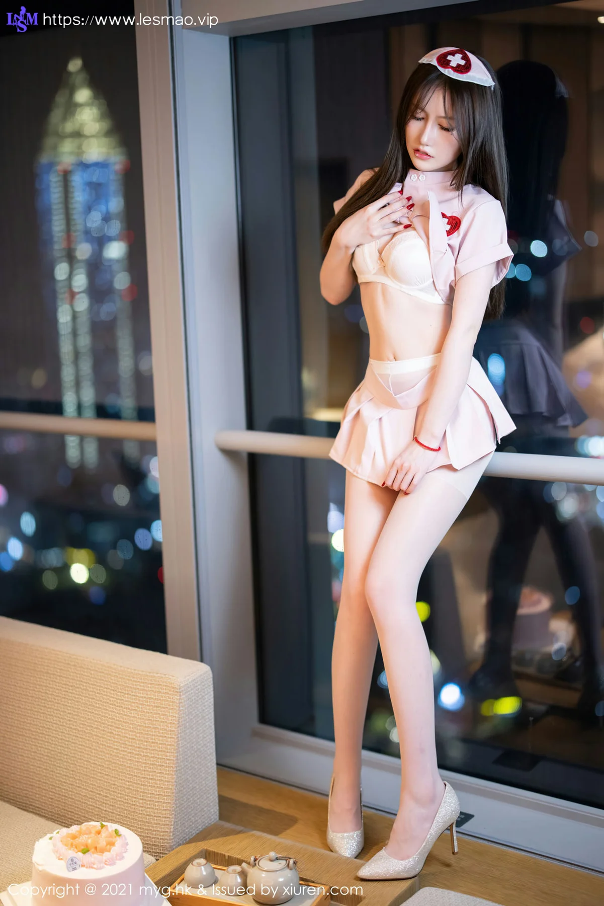 MyGirl 美媛馆 Vol.615 护士制服 美桃酱 长三角旅拍 - 36
