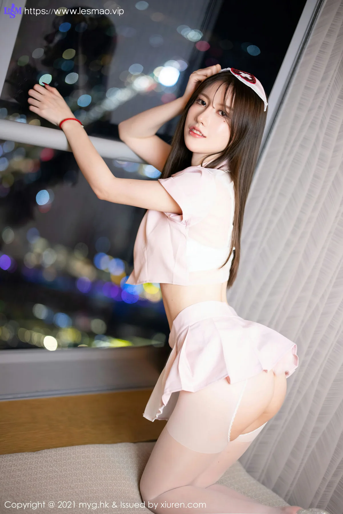 MyGirl 美媛馆 Vol.615 护士制服 美桃酱 长三角旅拍 - 53