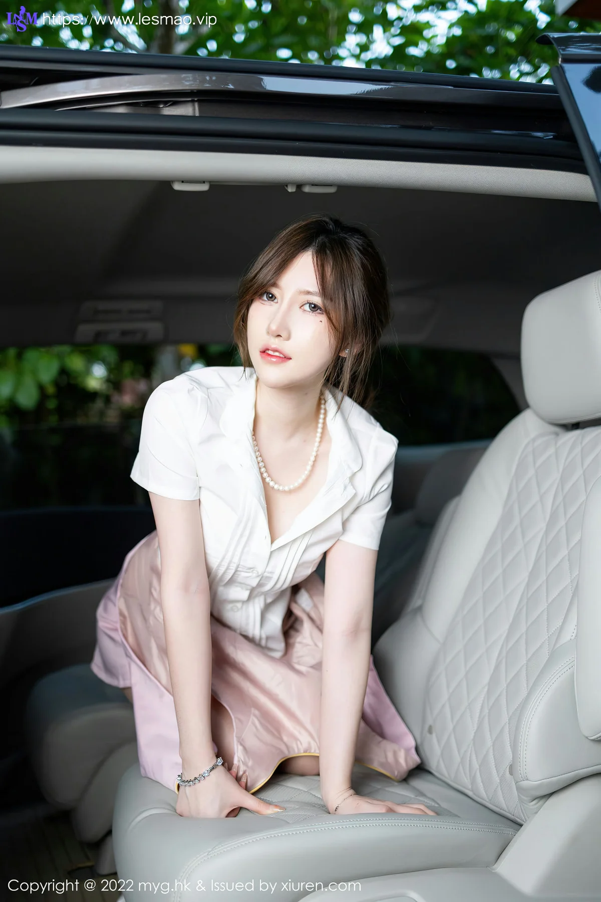 MyGirl 美媛馆 Vol.626 粉色连衣短裙 美桃酱 珠三角旅拍 - 74