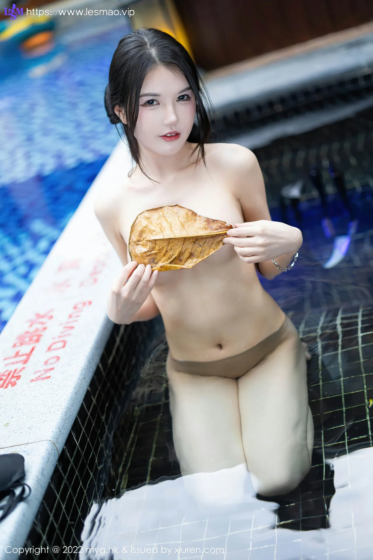 MyGirl 美媛馆 Vol.629 户外泳池拍摄 媛媛酱belle 珠三角旅拍22 - 58