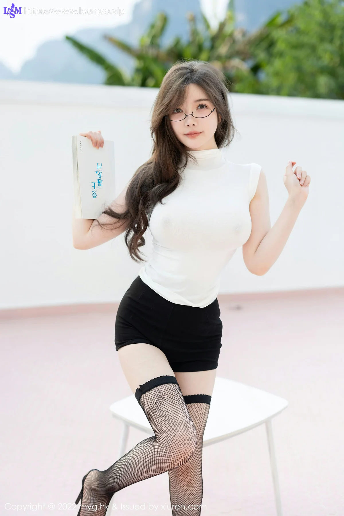 MyGirl 美媛馆 Vol.643  糯美子MINIbabe 童颜巨乳桂林心愿旅拍 - 3
