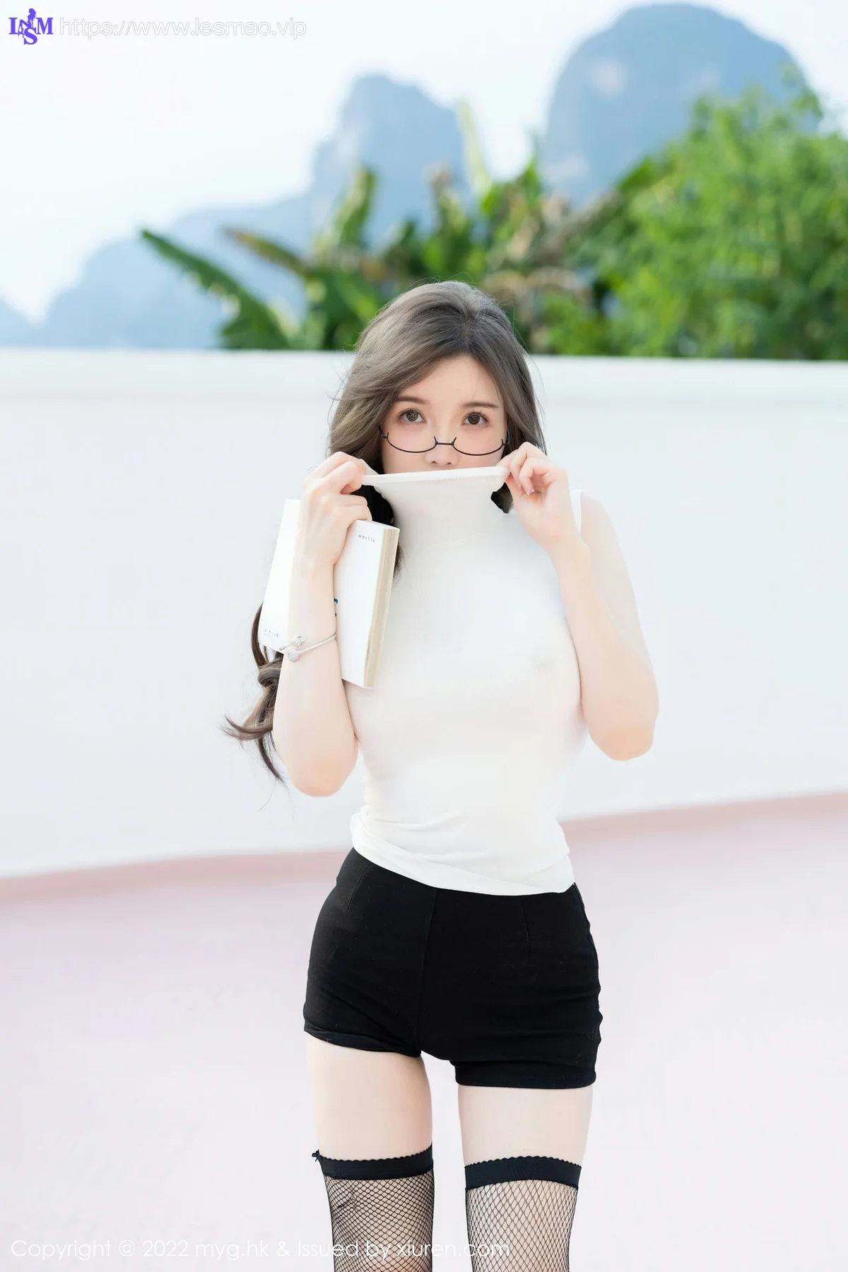 MyGirl 美媛馆 Vol.643  糯美子MINIbabe 童颜巨乳桂林心愿旅拍 - 15