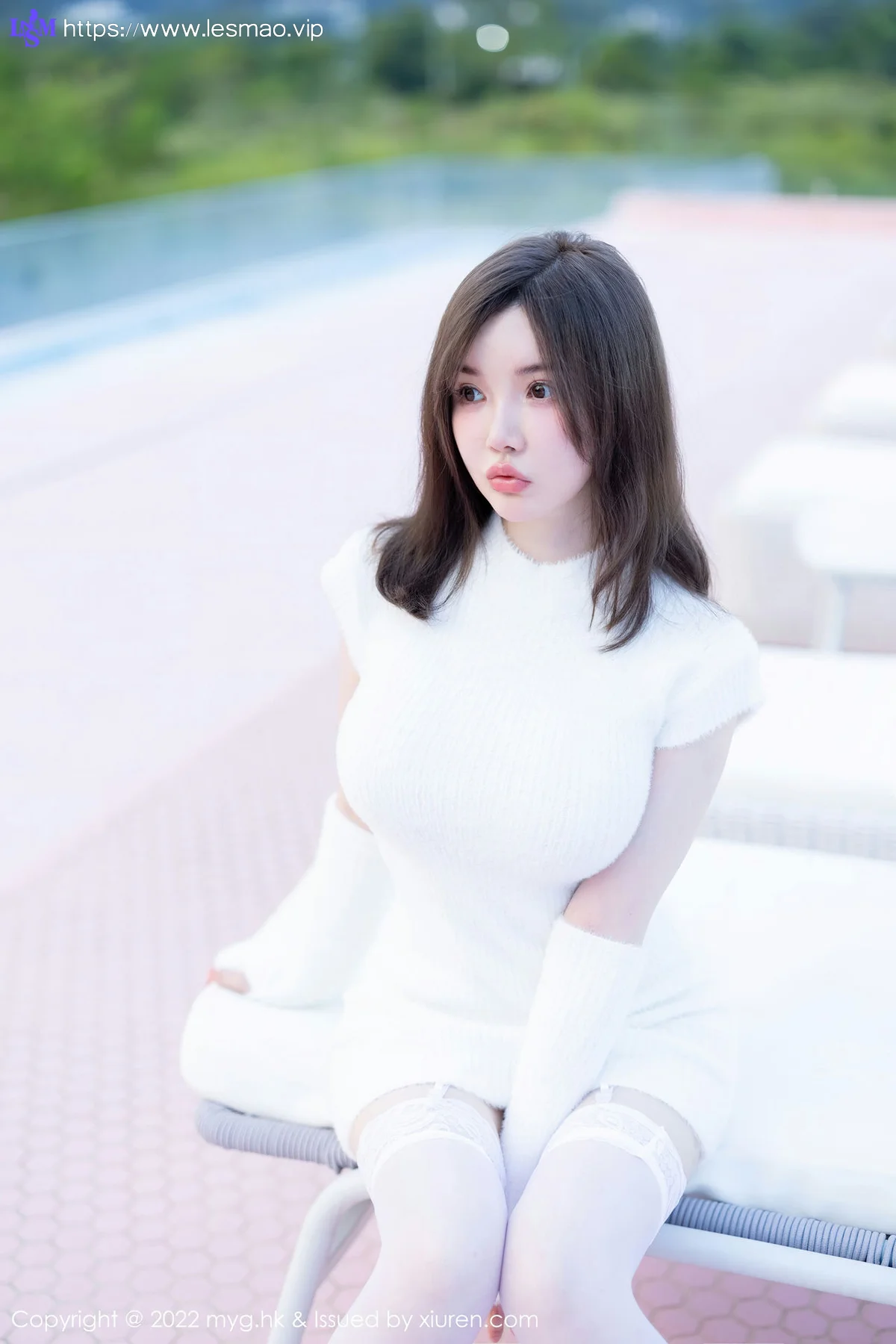 MyGirl 美媛馆 Vol.644  糯美子MINIbabe 童颜巨乳桂林心愿旅拍11 - 16