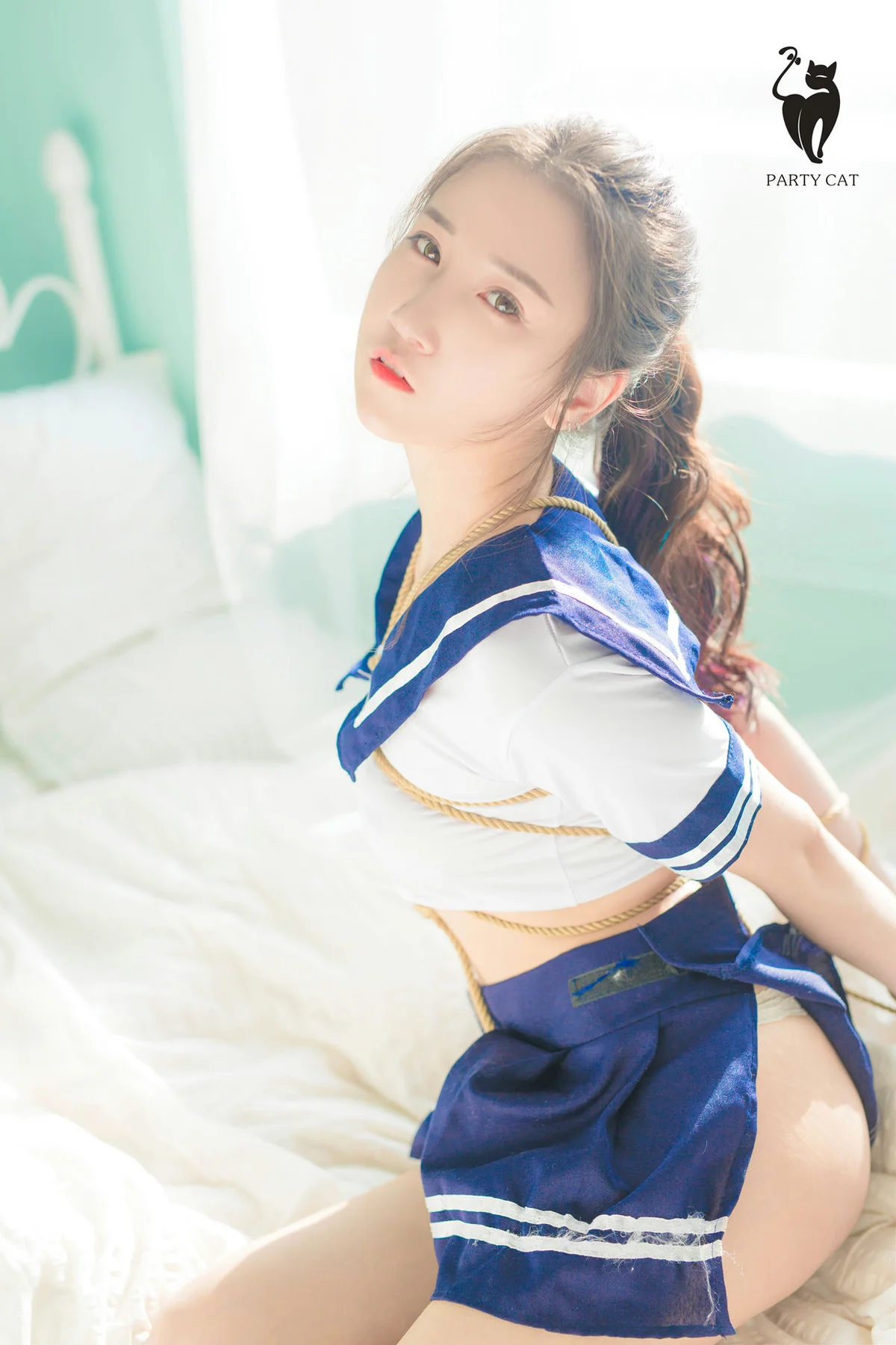 PartyCat 轰趴猫 No.032 Modo 校服美女 - 22