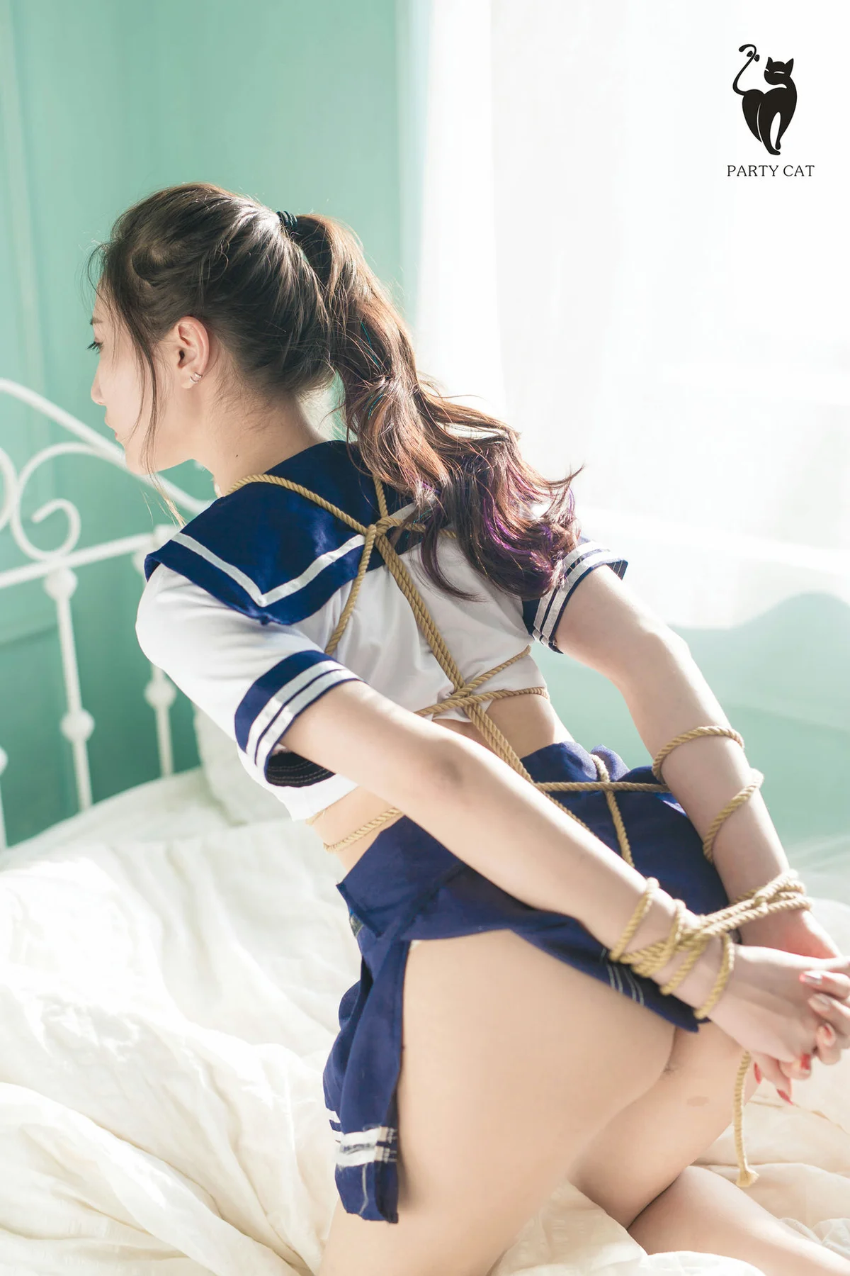 PartyCat 轰趴猫 No.032 Modo 校服美女 - 23