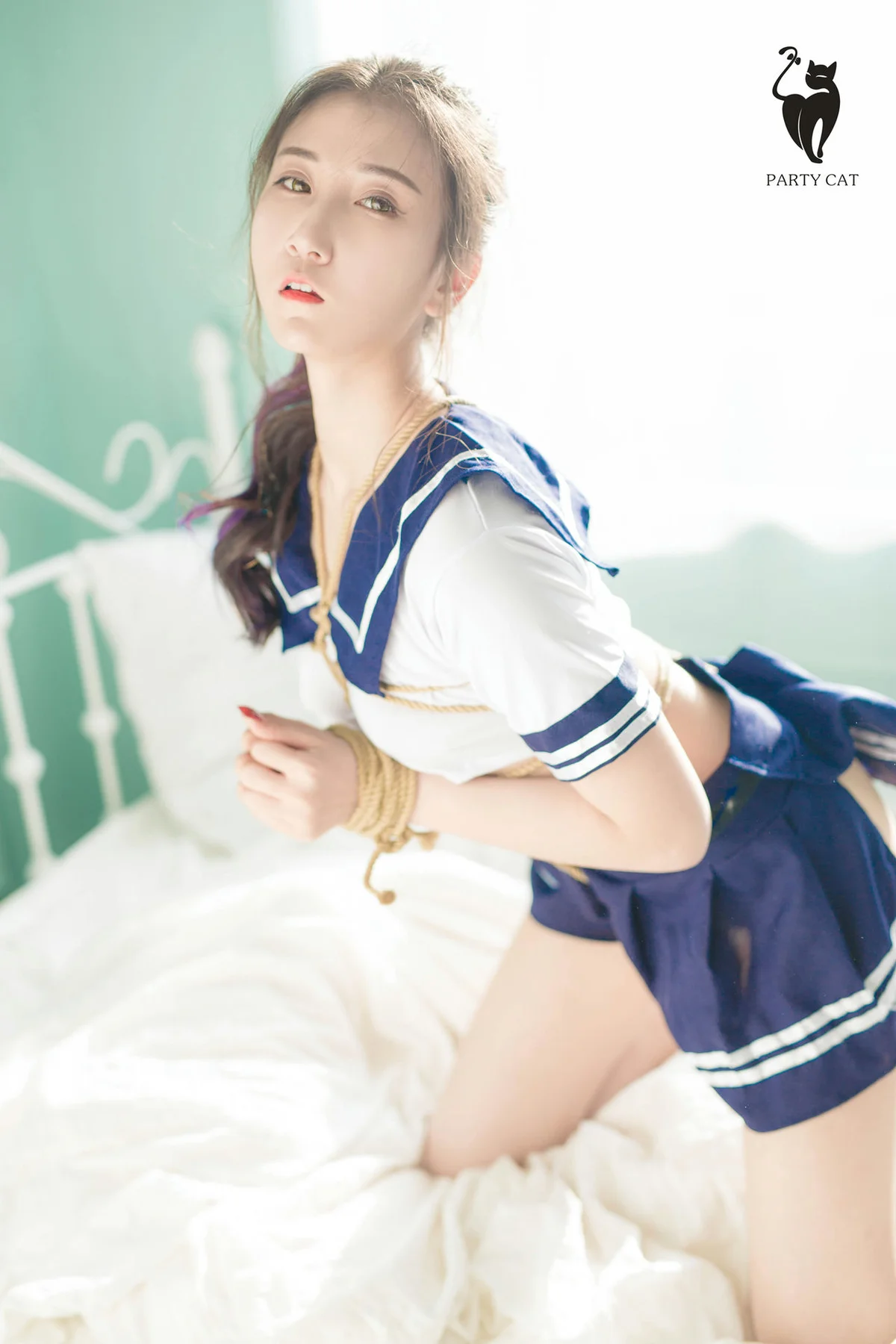 PartyCat 轰趴猫 No.032 Modo 校服美女 - 32