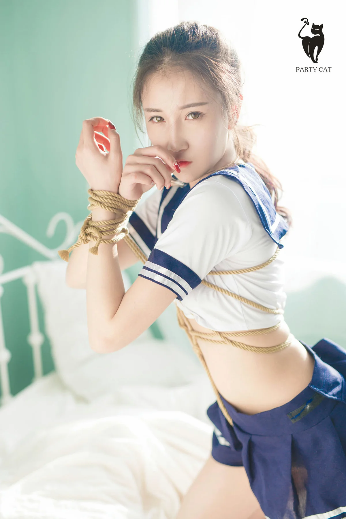 PartyCat 轰趴猫 No.032 Modo 校服美女 - 33
