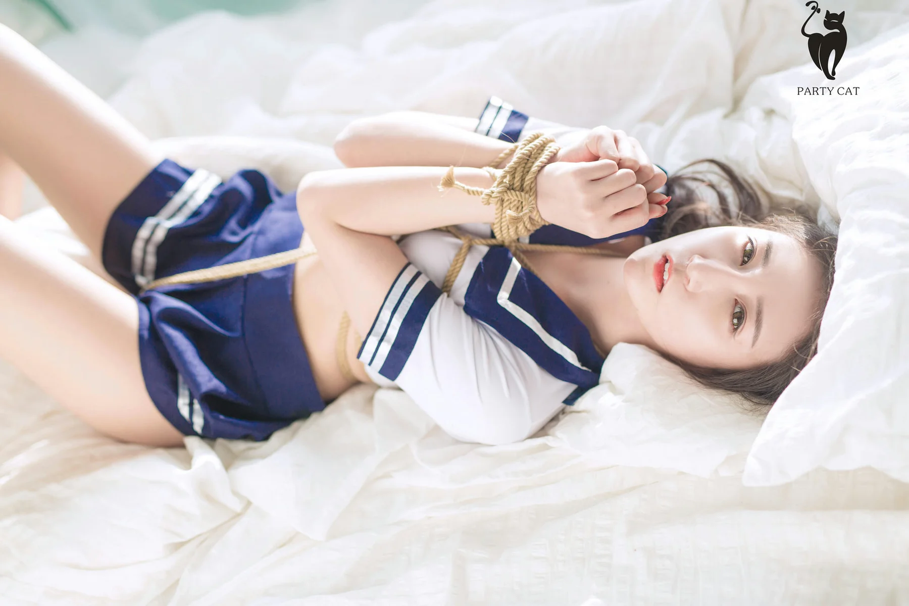 PartyCat 轰趴猫 No.032 Modo 校服美女 - 38
