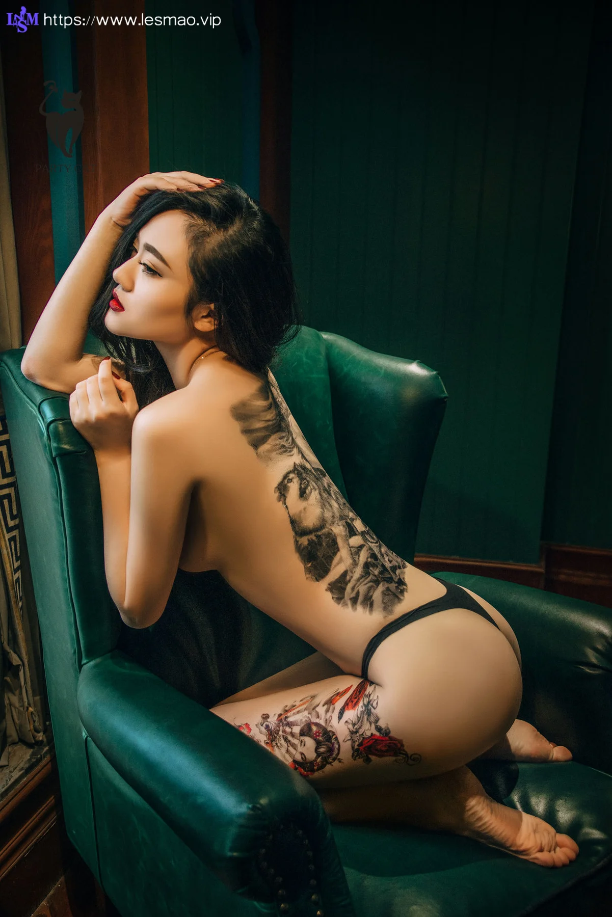 PartyCat 轰趴猫 No.048 Modo Cuern纹身美女 - 18
