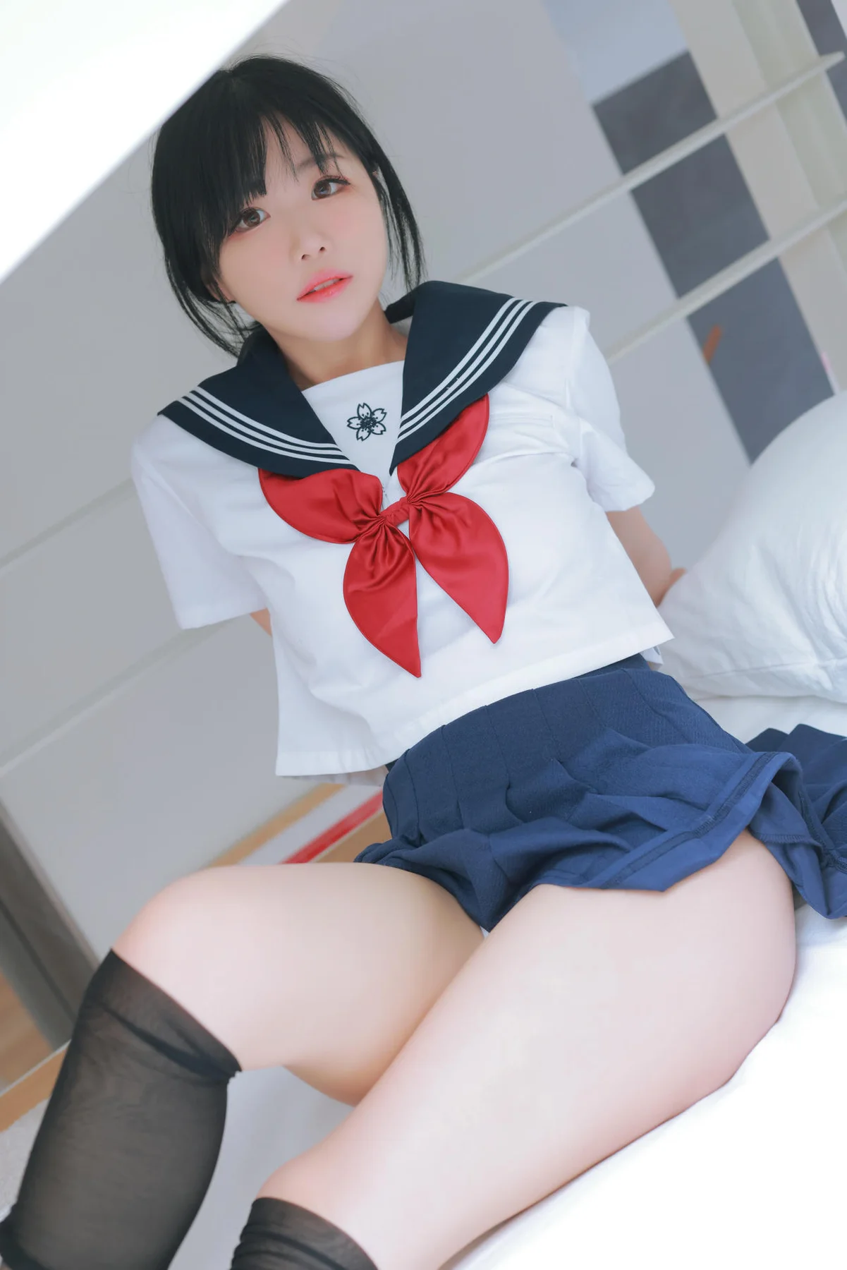 Patreon No.009  Addielyn黑丝jk制服写真 - 41