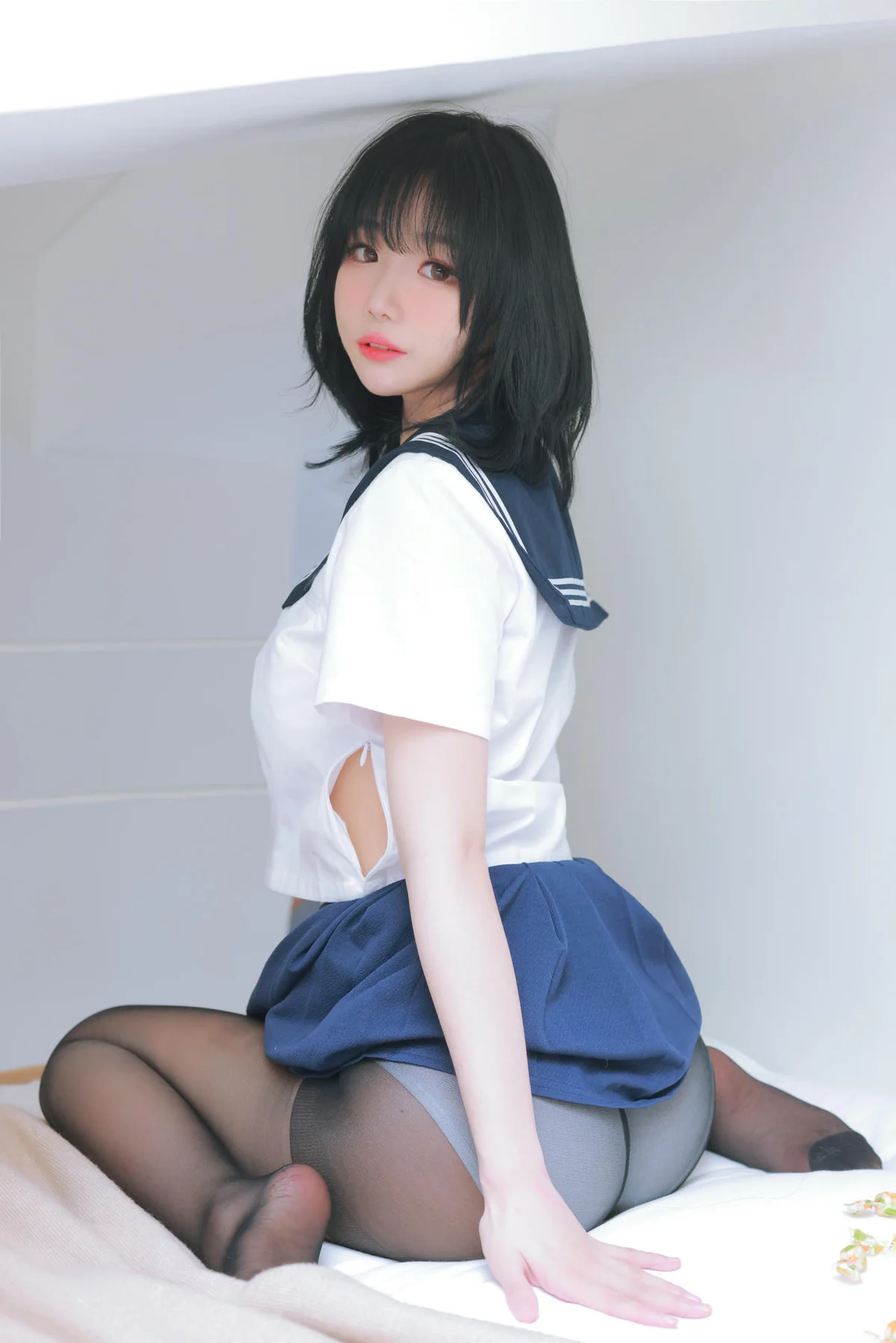 Patreon No.009  Addielyn黑丝jk制服写真 - 54