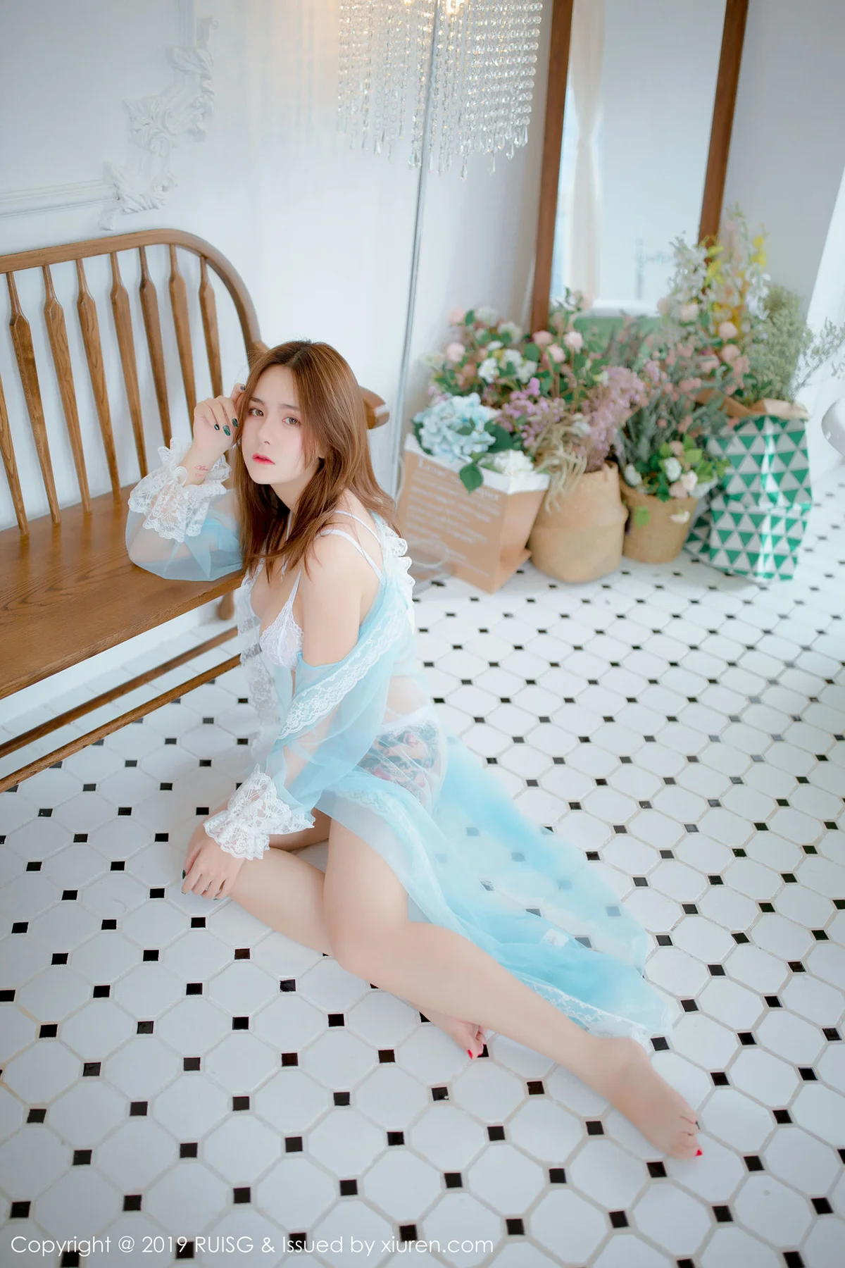 RUISG 瑞丝馆 Vol.062  Daisy琳琳 蕾丝小萝莉 - 35