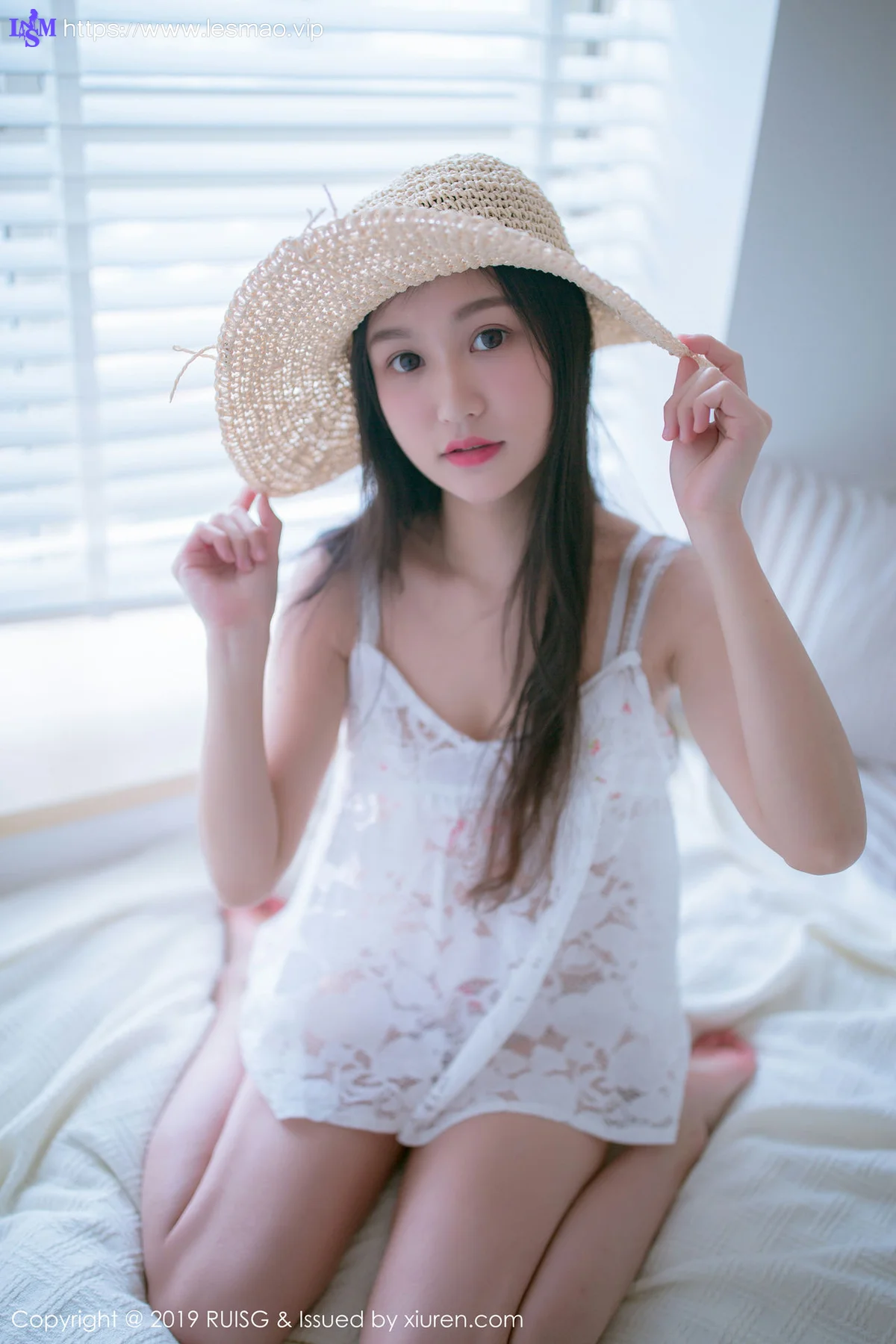 RUISG 瑞丝馆 Vol.068 Modo 深紫lulie 清甜可人草帽少女 - 13