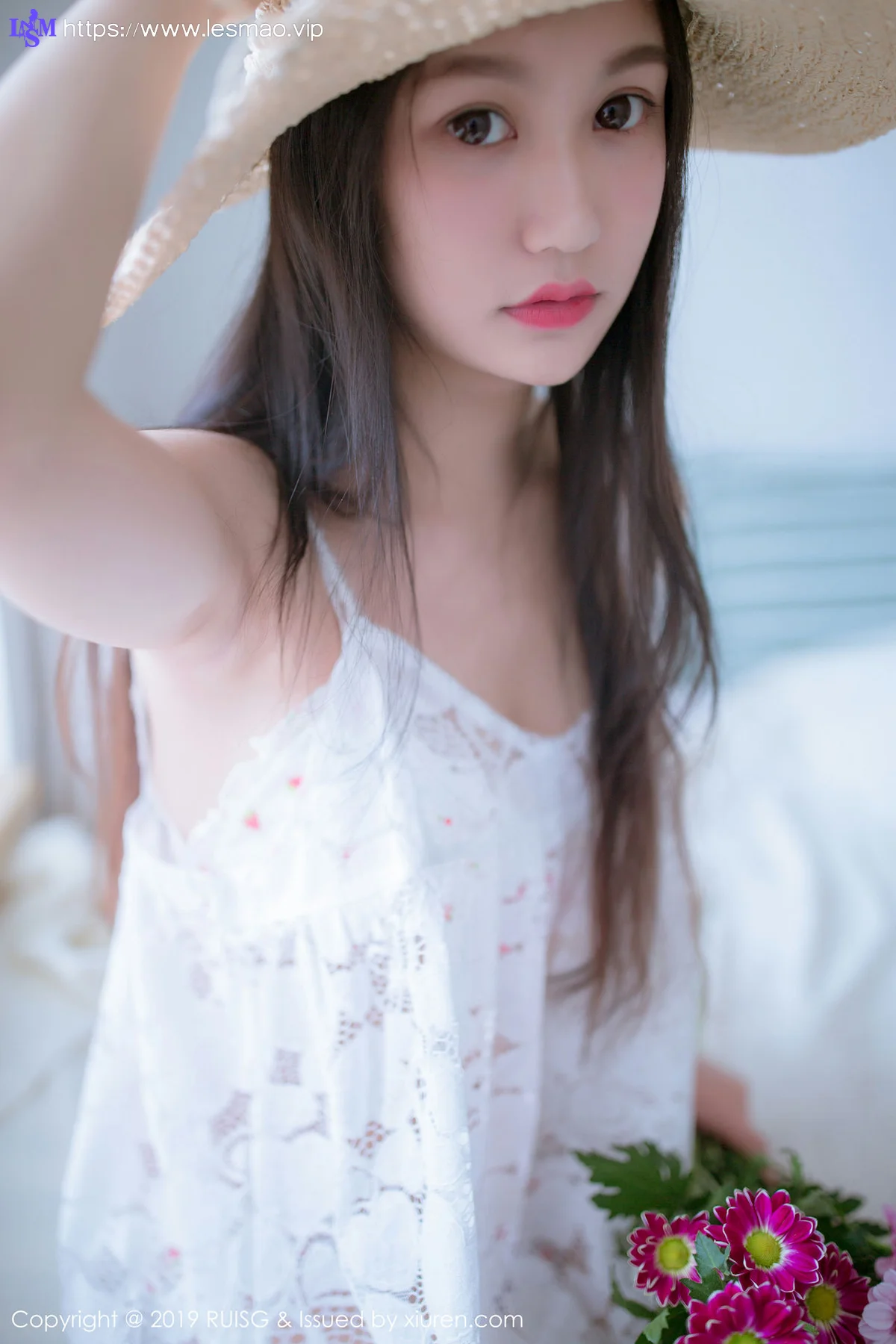 RUISG 瑞丝馆 Vol.068 Modo 深紫lulie 清甜可人草帽少女 - 14