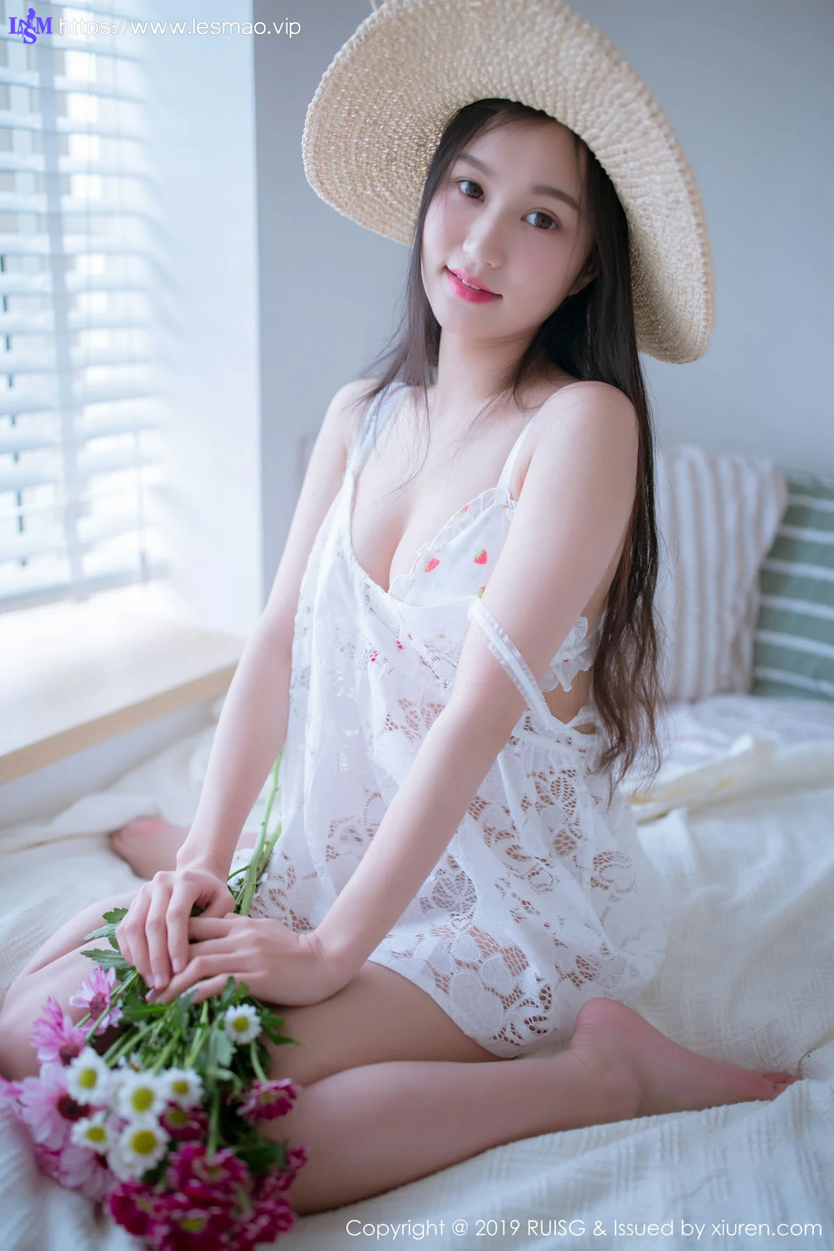 RUISG 瑞丝馆 Vol.068 Modo 深紫lulie 清甜可人草帽少女 - 16