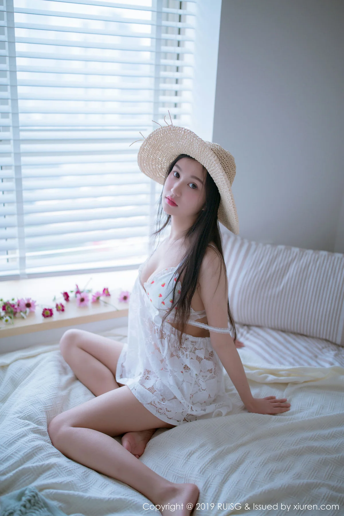 RUISG 瑞丝馆 Vol.068 Modo 深紫lulie 清甜可人草帽少女 - 21