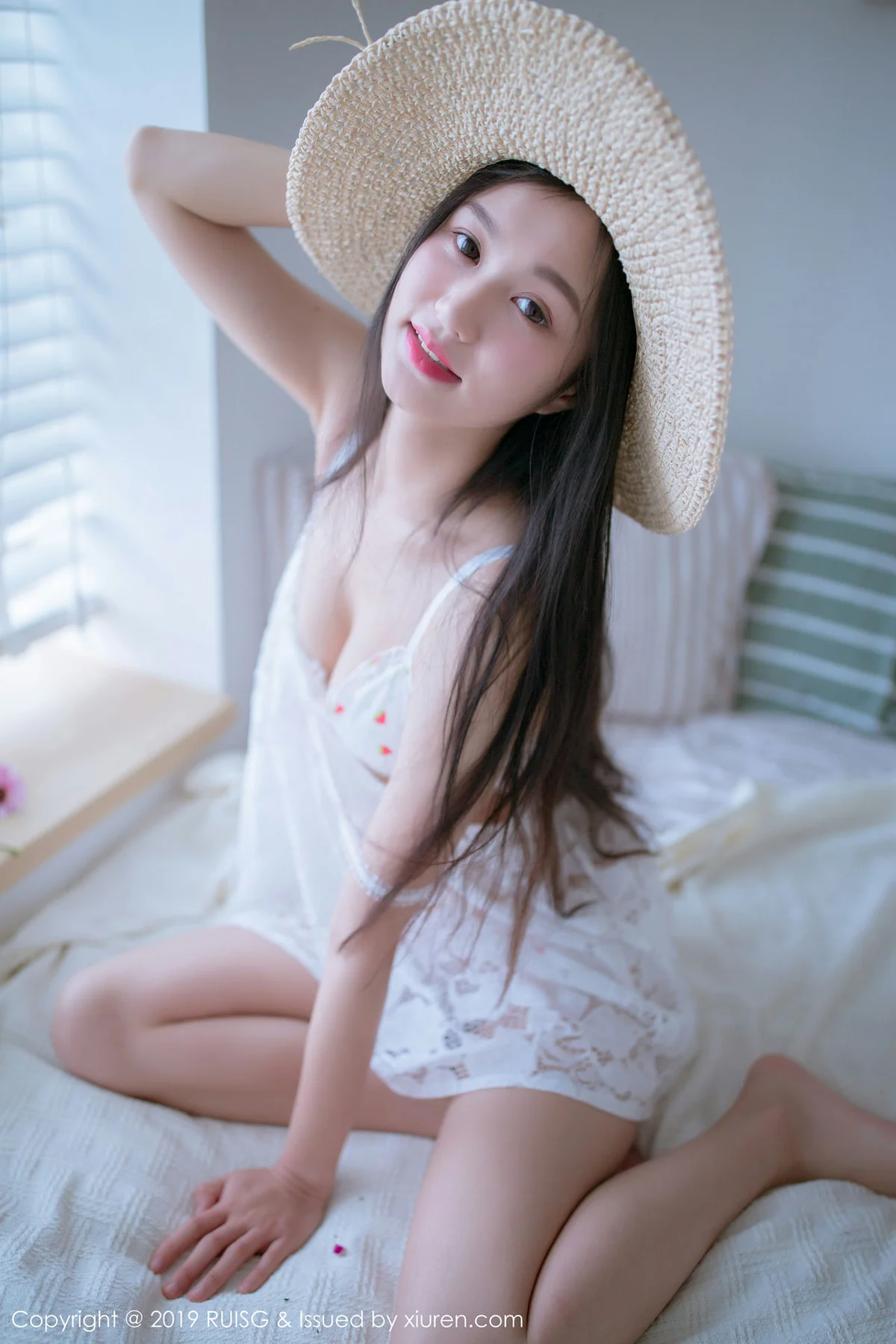 RUISG 瑞丝馆 Vol.068 Modo 深紫lulie 清甜可人草帽少女 - 23