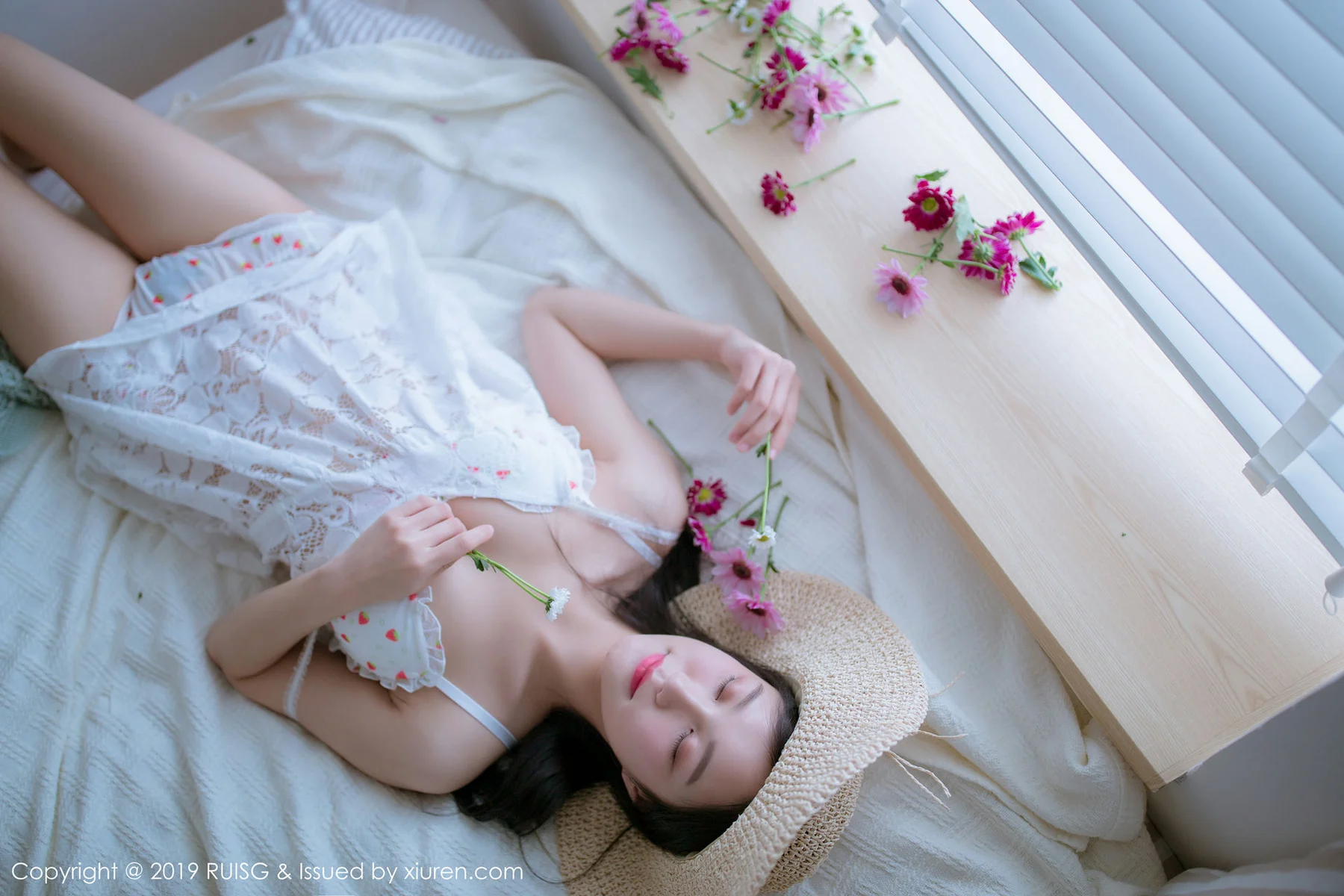 RUISG 瑞丝馆 Vol.068 Modo 深紫lulie 清甜可人草帽少女 - 24