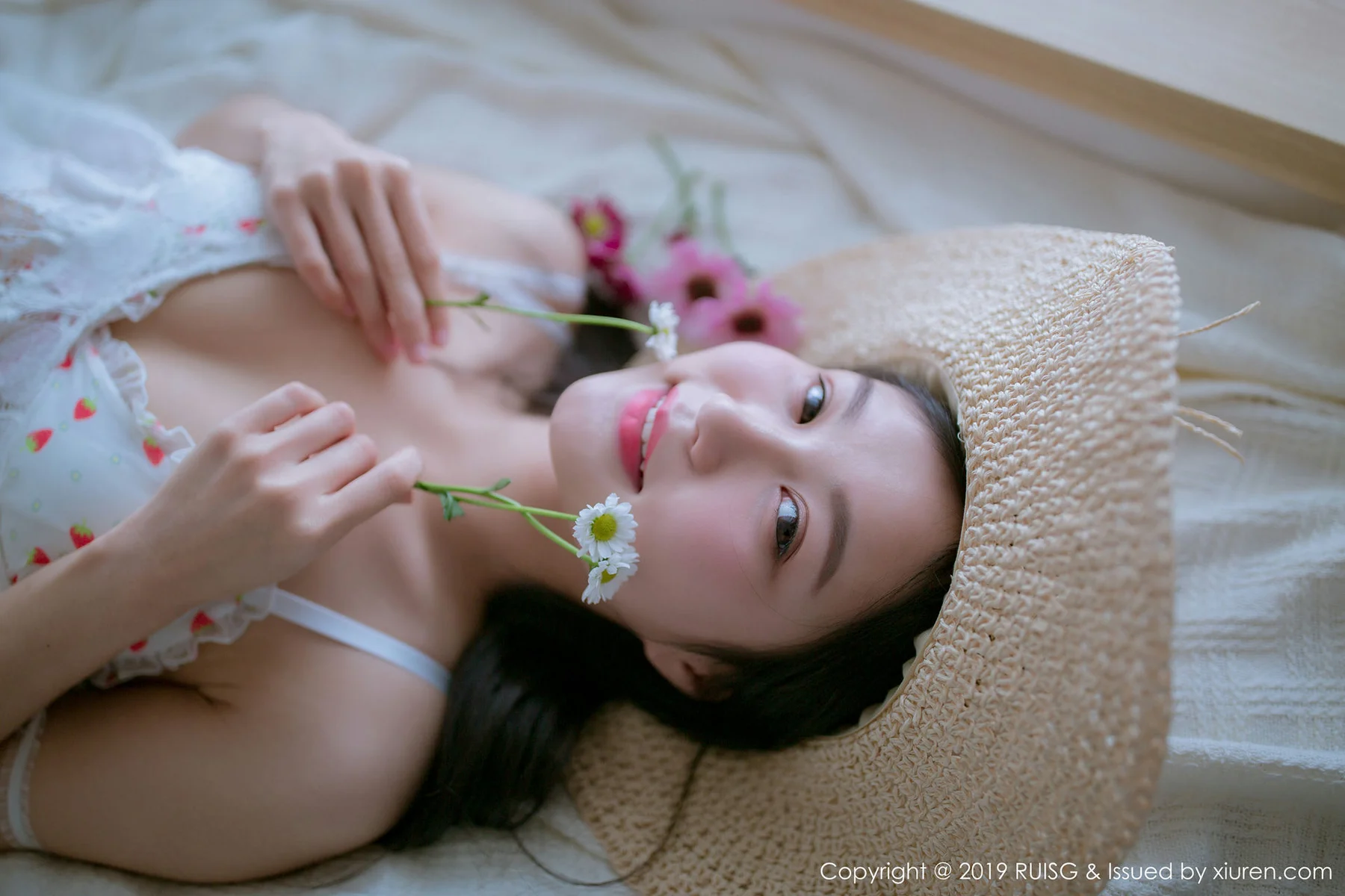 RUISG 瑞丝馆 Vol.068 Modo 深紫lulie 清甜可人草帽少女 - 25