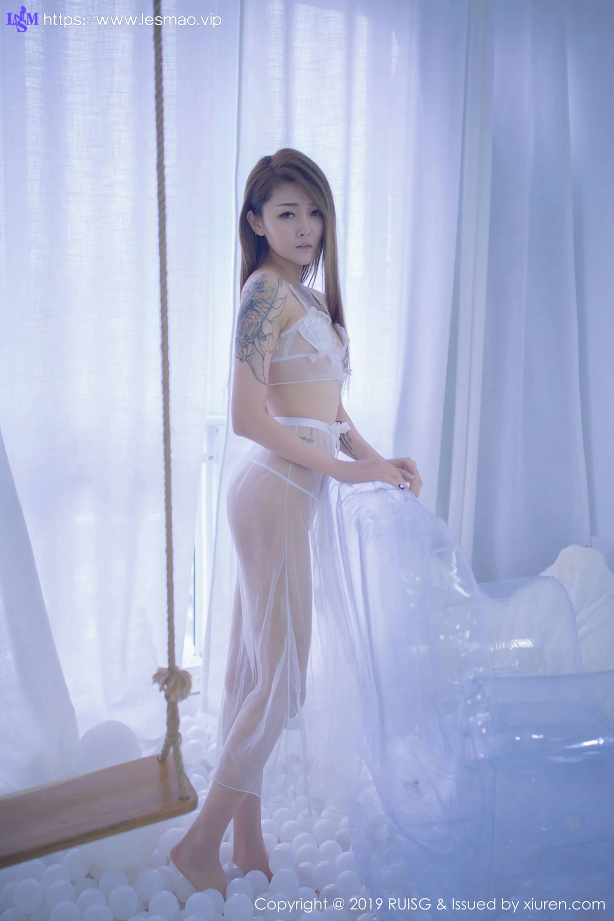 RUISG 瑞丝馆 Vol.071  慕西Mona 真空薄纱 - 13