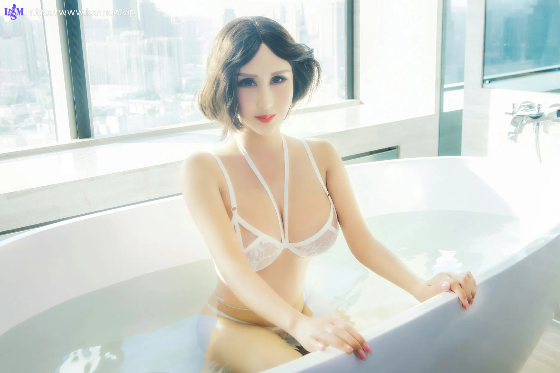 SLADY 猎女神 Vol.013 Modo 娜依灵儿 湿身美乳短发美女 - 12