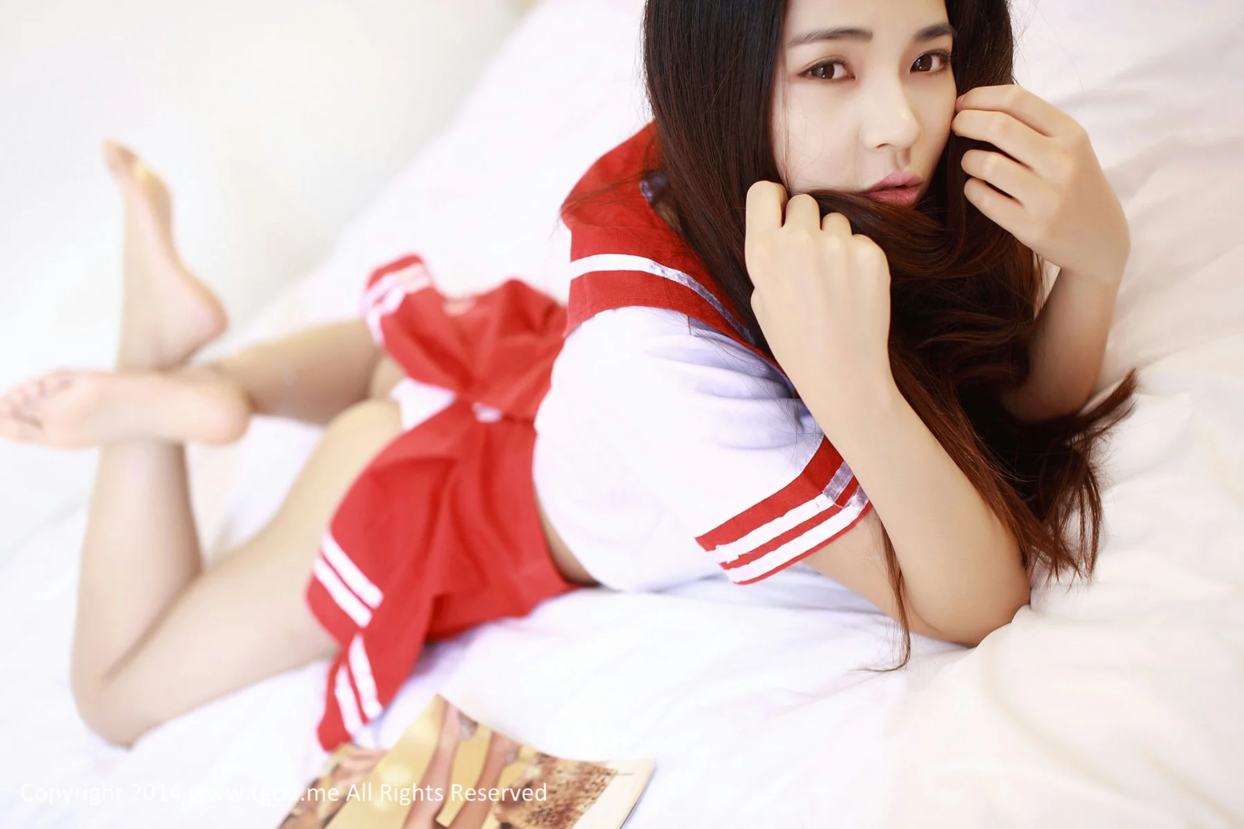 TGOD推女神 水手服的美少女 晓艾私房写真 - 16