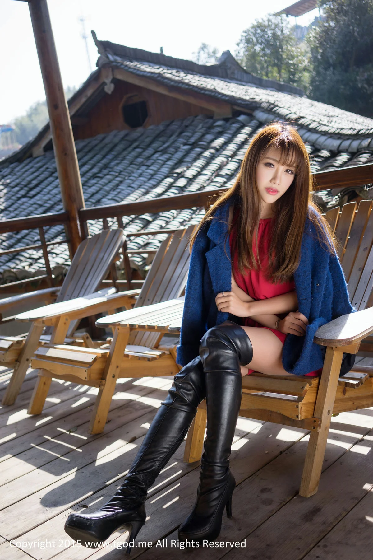 TGOD推女神 遂昌汤沐园 于姬Una、朱若慕Aki - 26