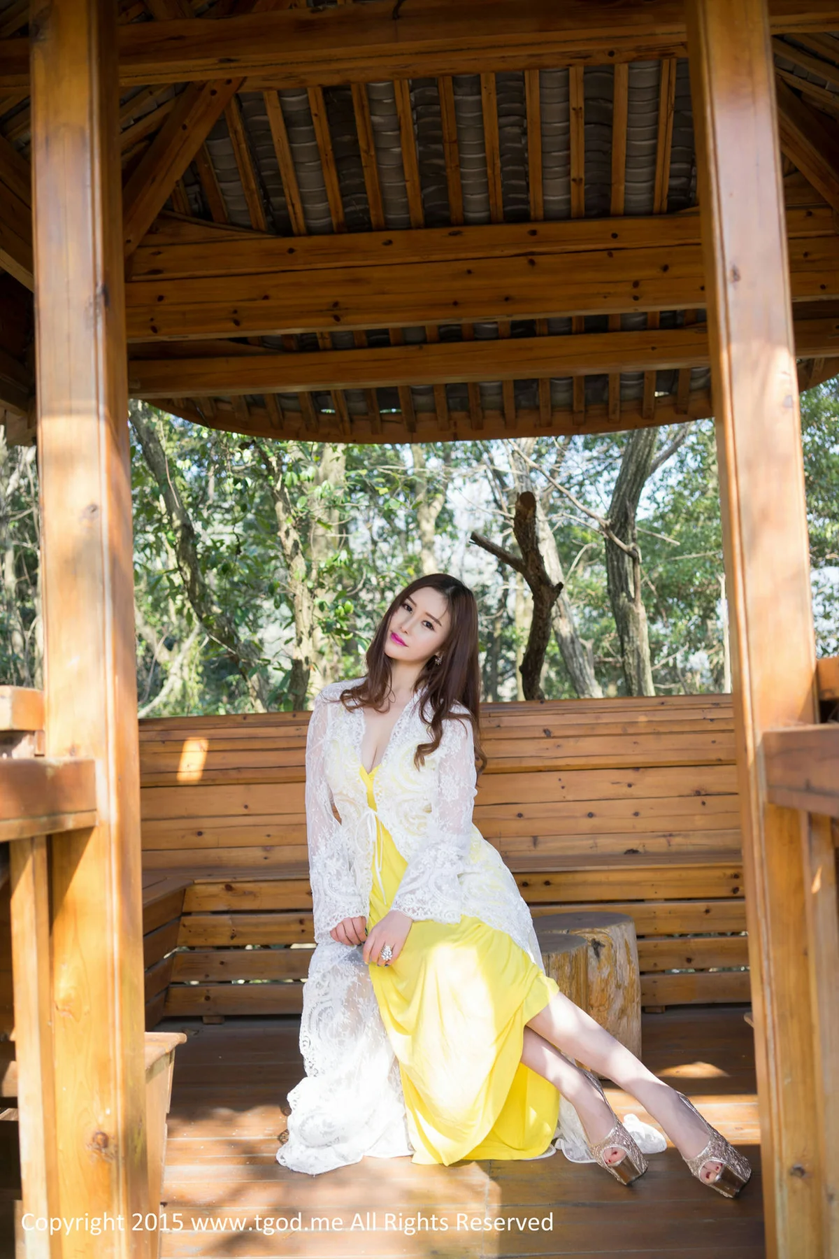 TGOD推女神 遂昌汤沐园 于姬Una、朱若慕Aki - 30
