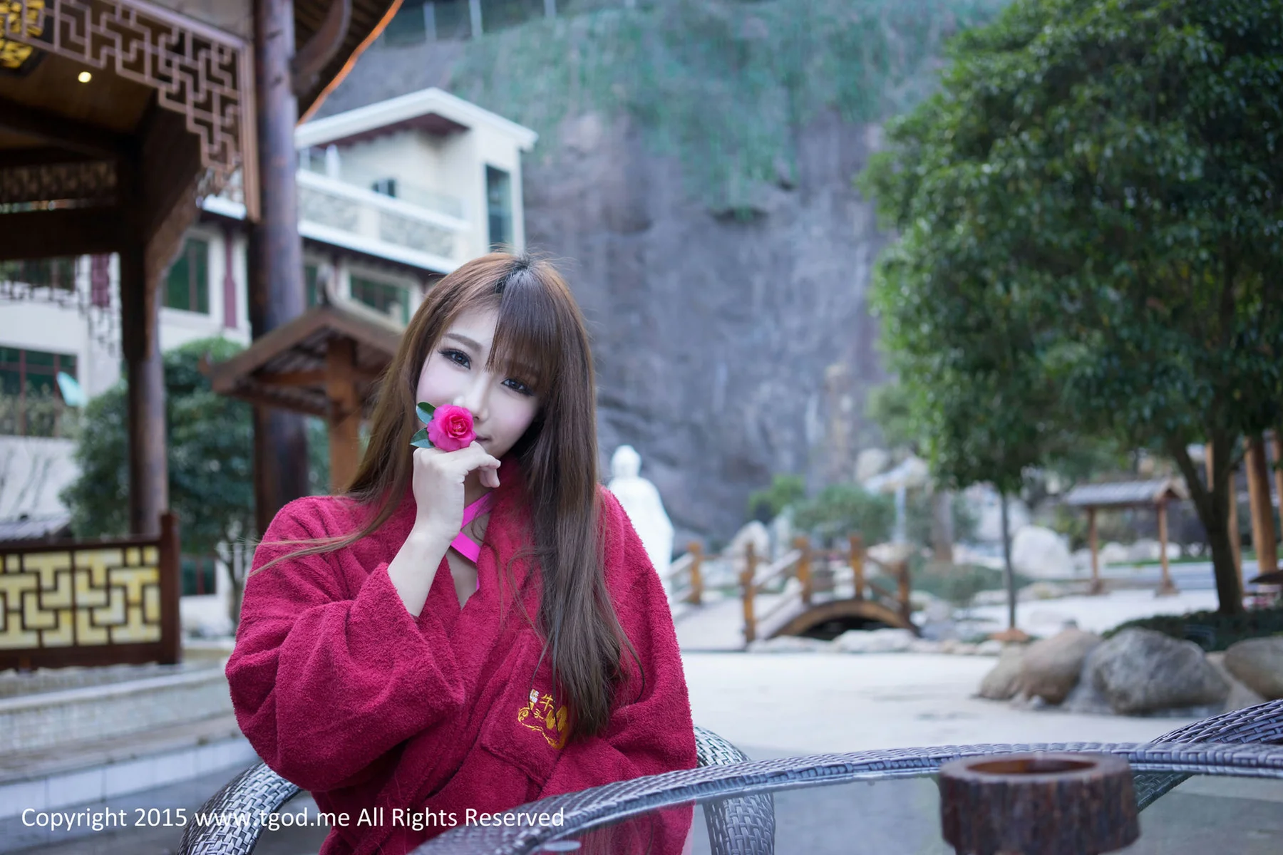 TGOD推女神 武义牛头山温泉 朱若慕Aki - 42